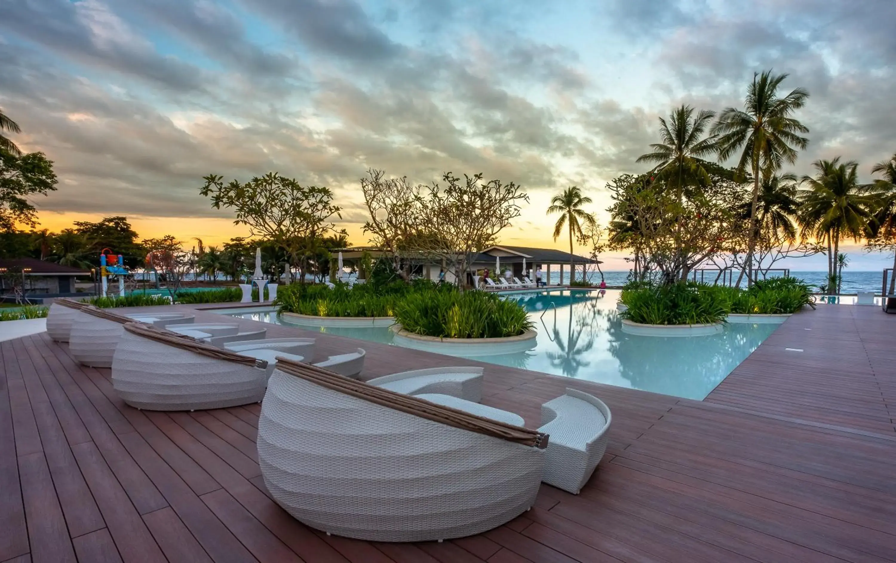 Pool view in Nouveau Resort Pool view in Nouveau Resort