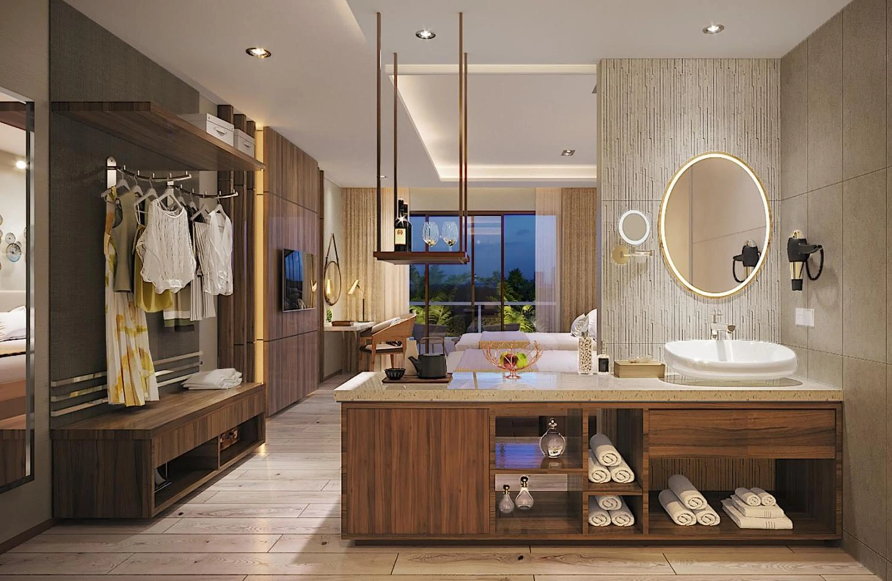 Photo of the whole room in Nouveau Resort