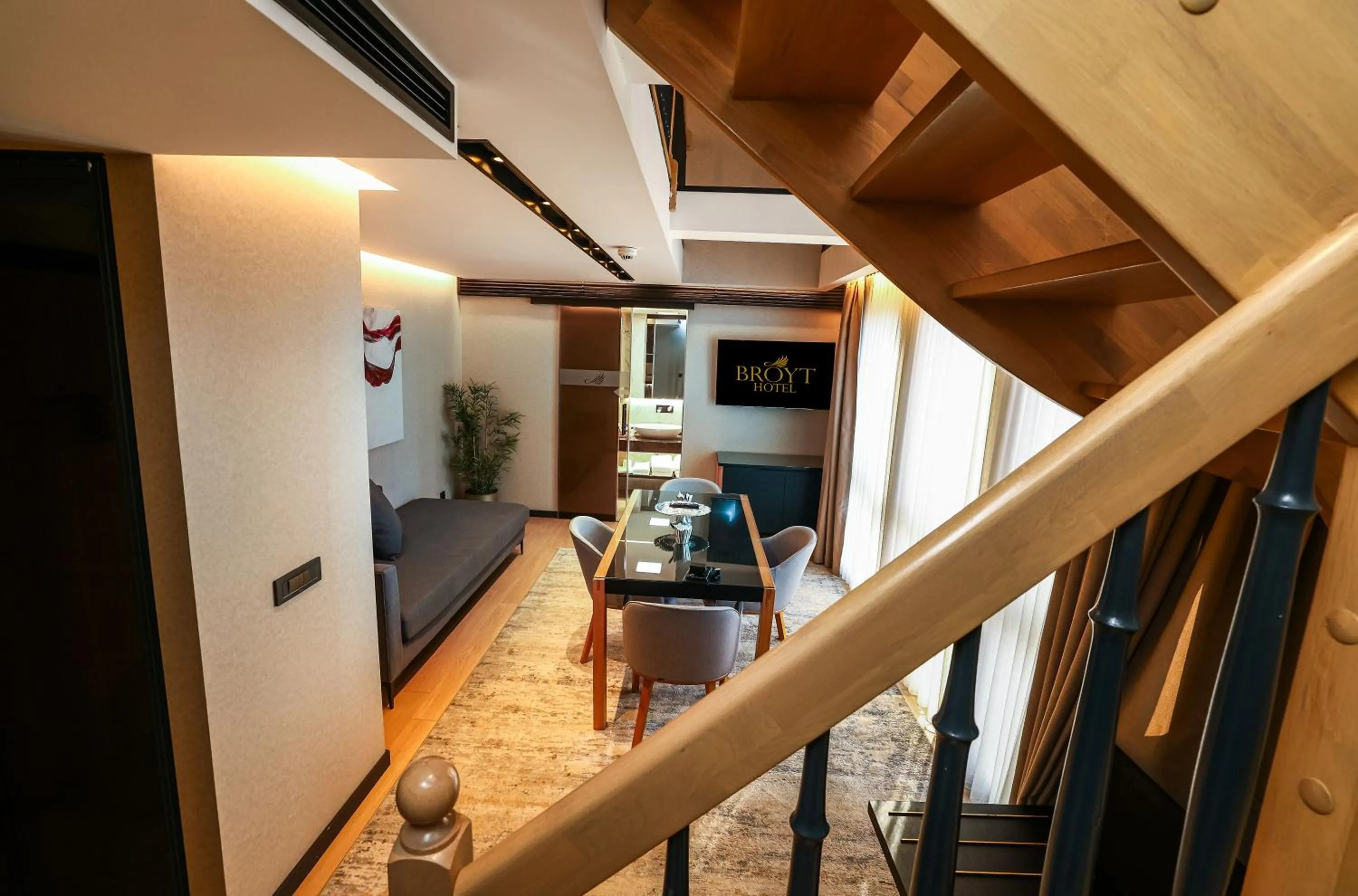 Seating area in Broyt Hotel