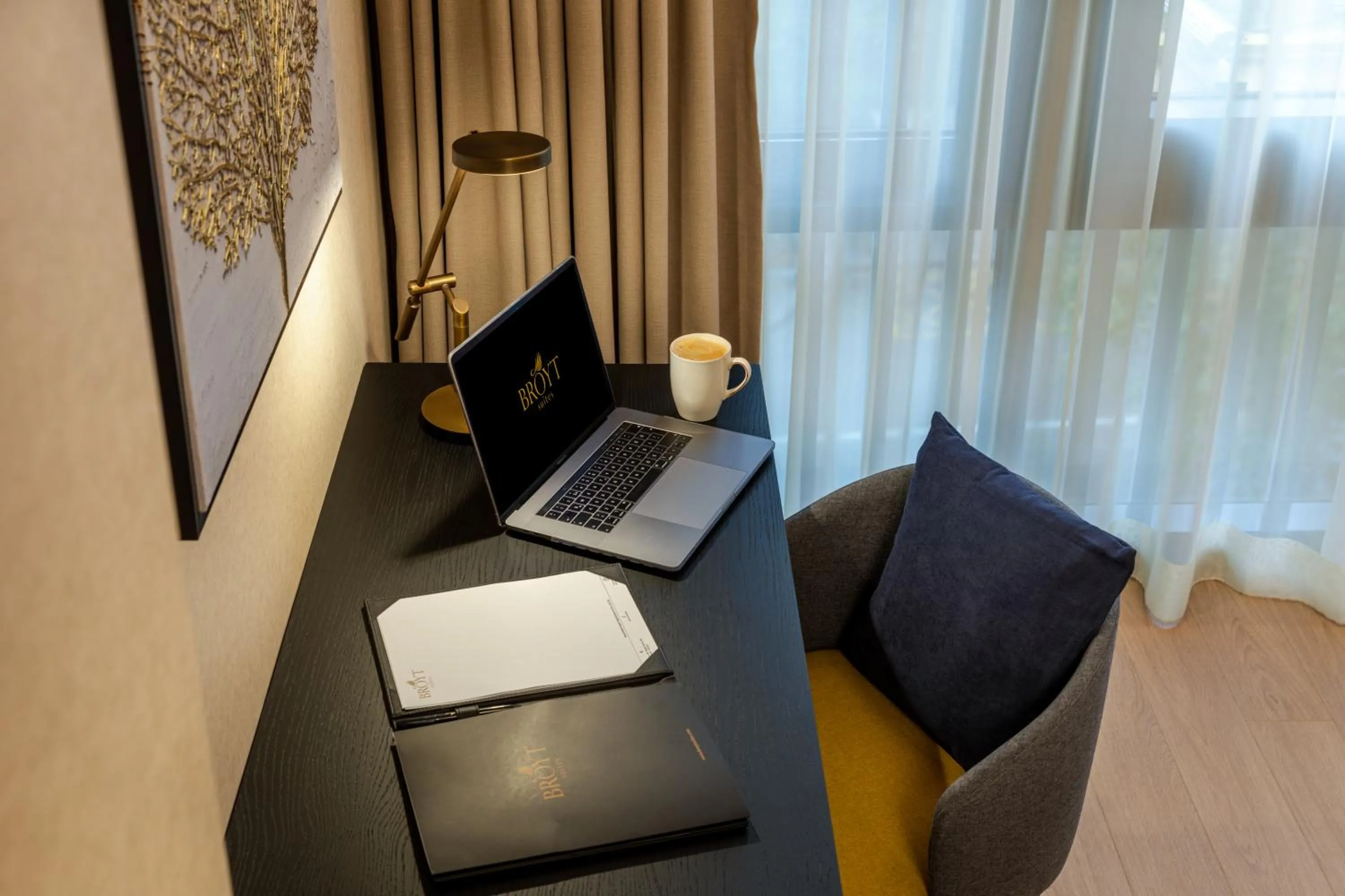 Seating area in Broyt Hotel