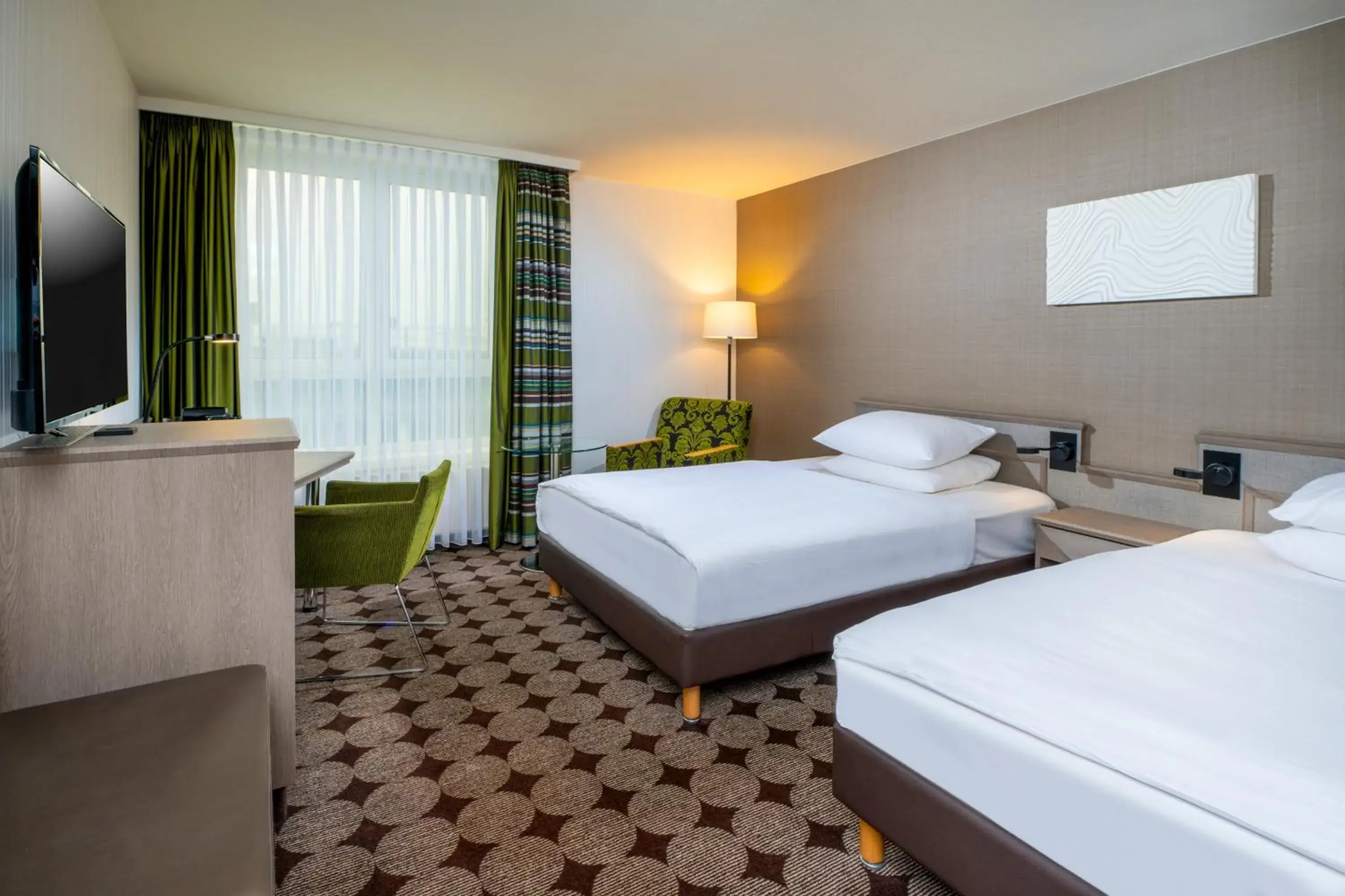 Photo of the whole room, Bed in Mövenpick Hotel Nürnberg Airport Photo of the whole room, Bed in Mövenpick Hotel Nürnberg Airport