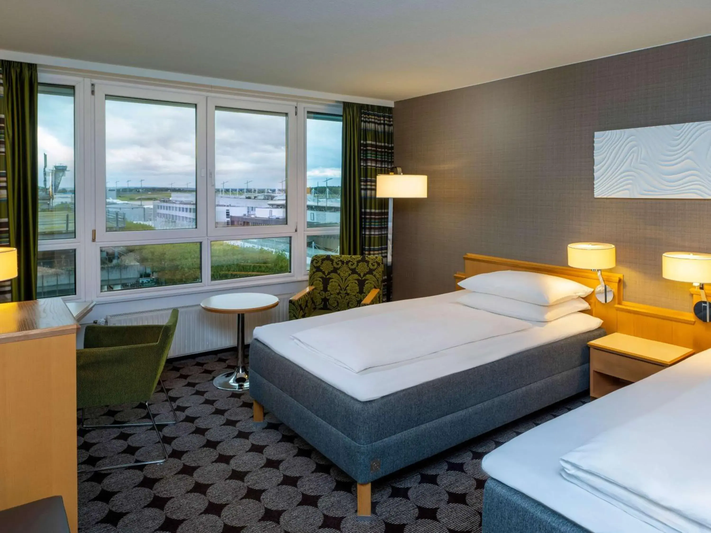 Bedroom, Bed in Mövenpick Hotel Nürnberg Airport Bedroom, Bed in Mövenpick Hotel Nürnberg Airport