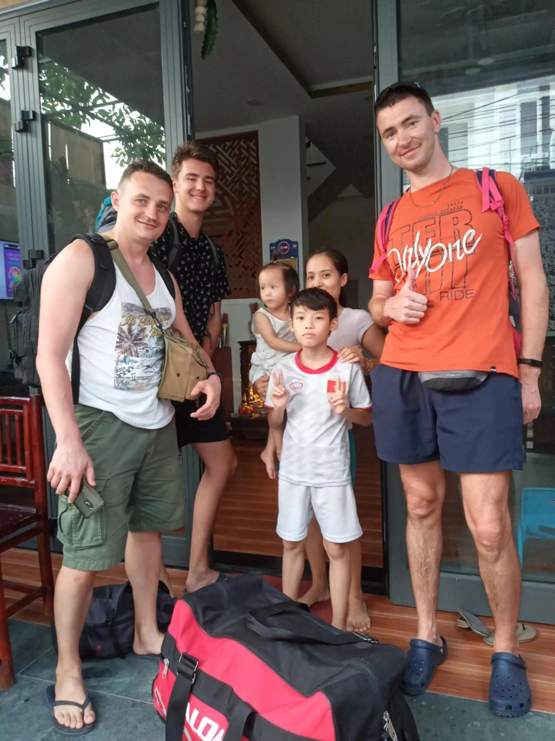 Family in Lavila Homestay Hoi An