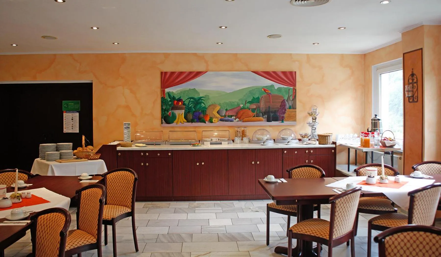 Buffet breakfast in Hotel Heidenschanze