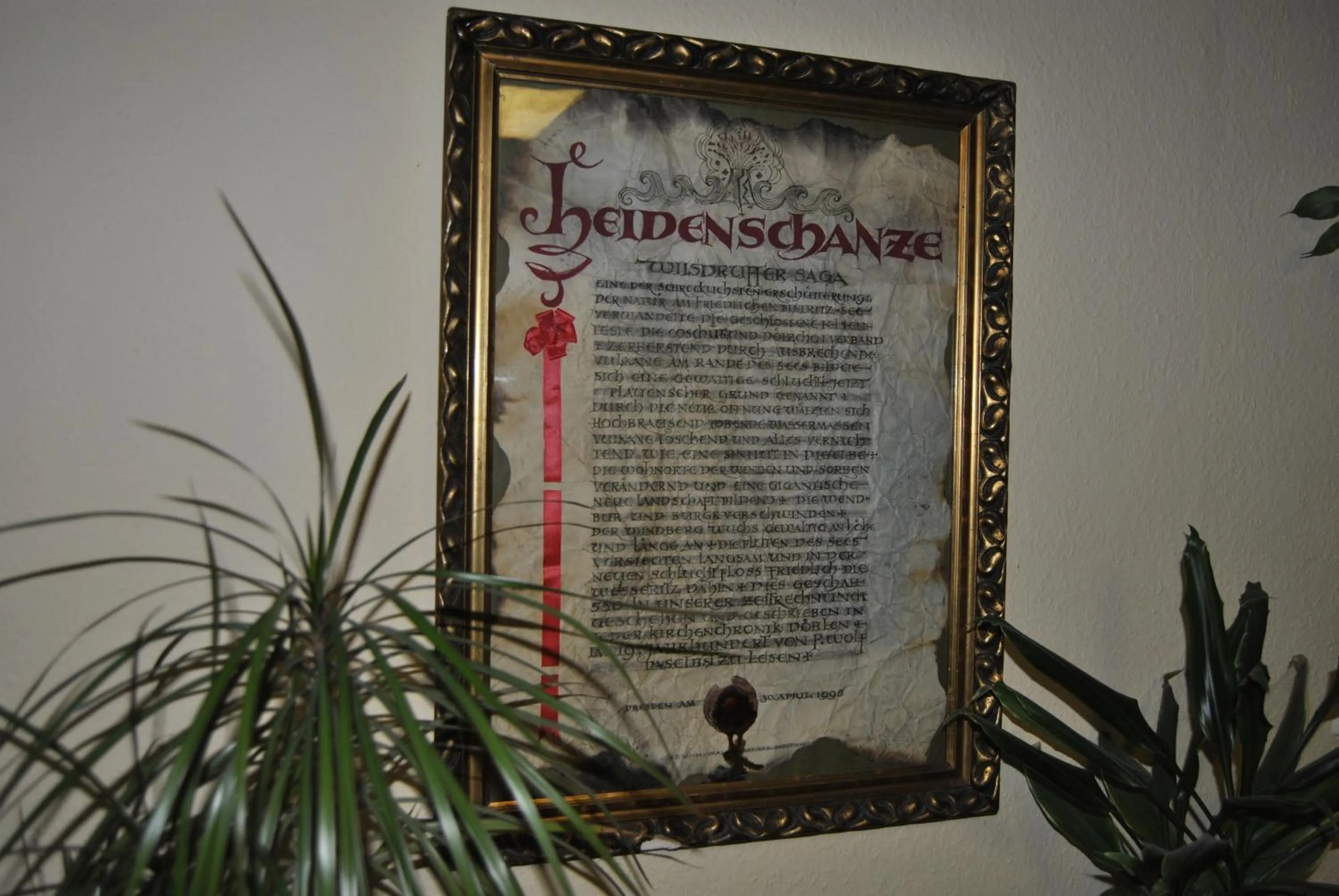 Logo/Certificate/Sign in Hotel Heidenschanze