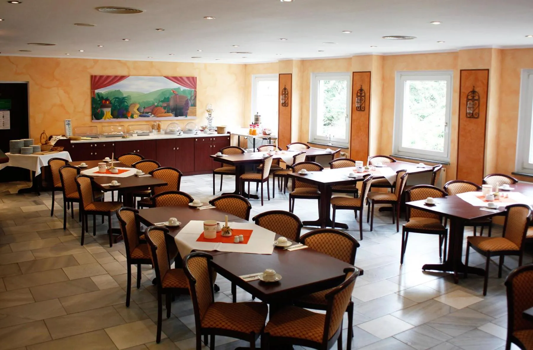 Buffet breakfast in Hotel Heidenschanze