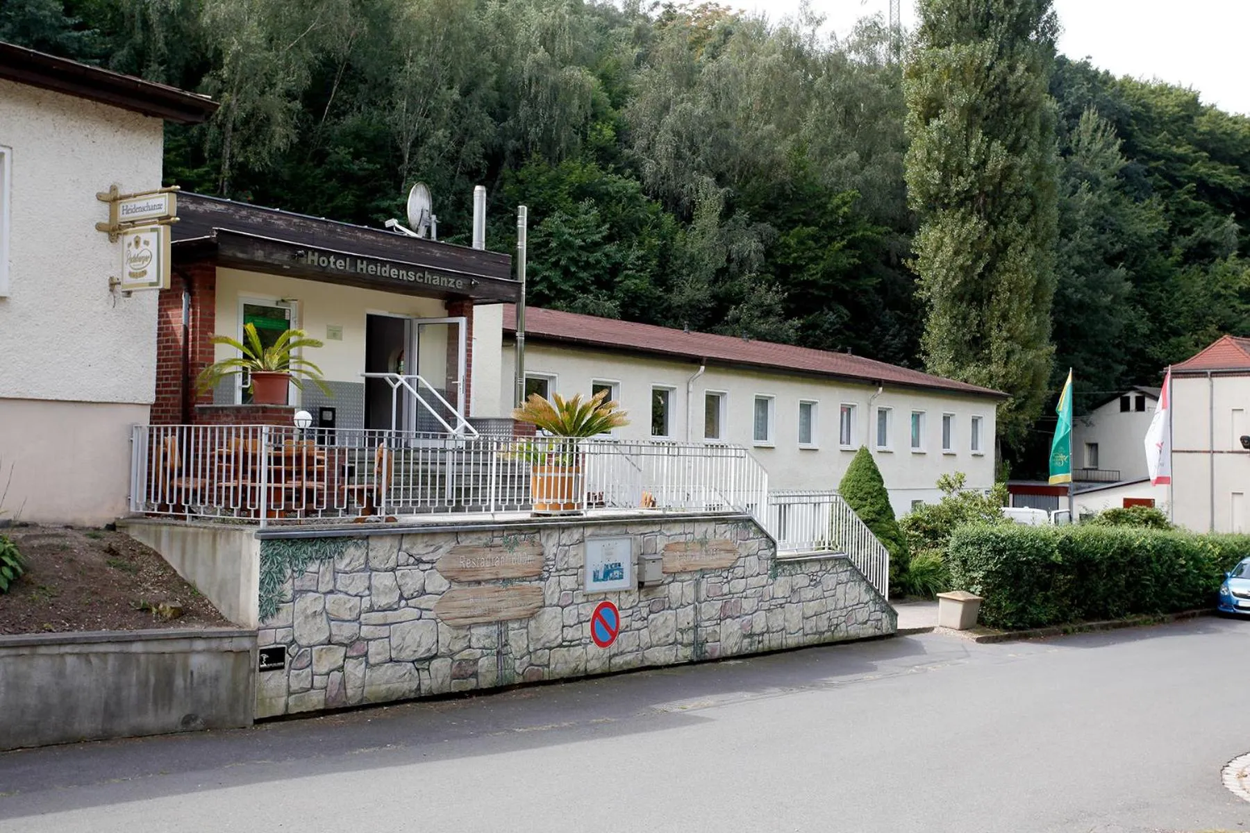 Facade/entrance in Hotel Heidenschanze