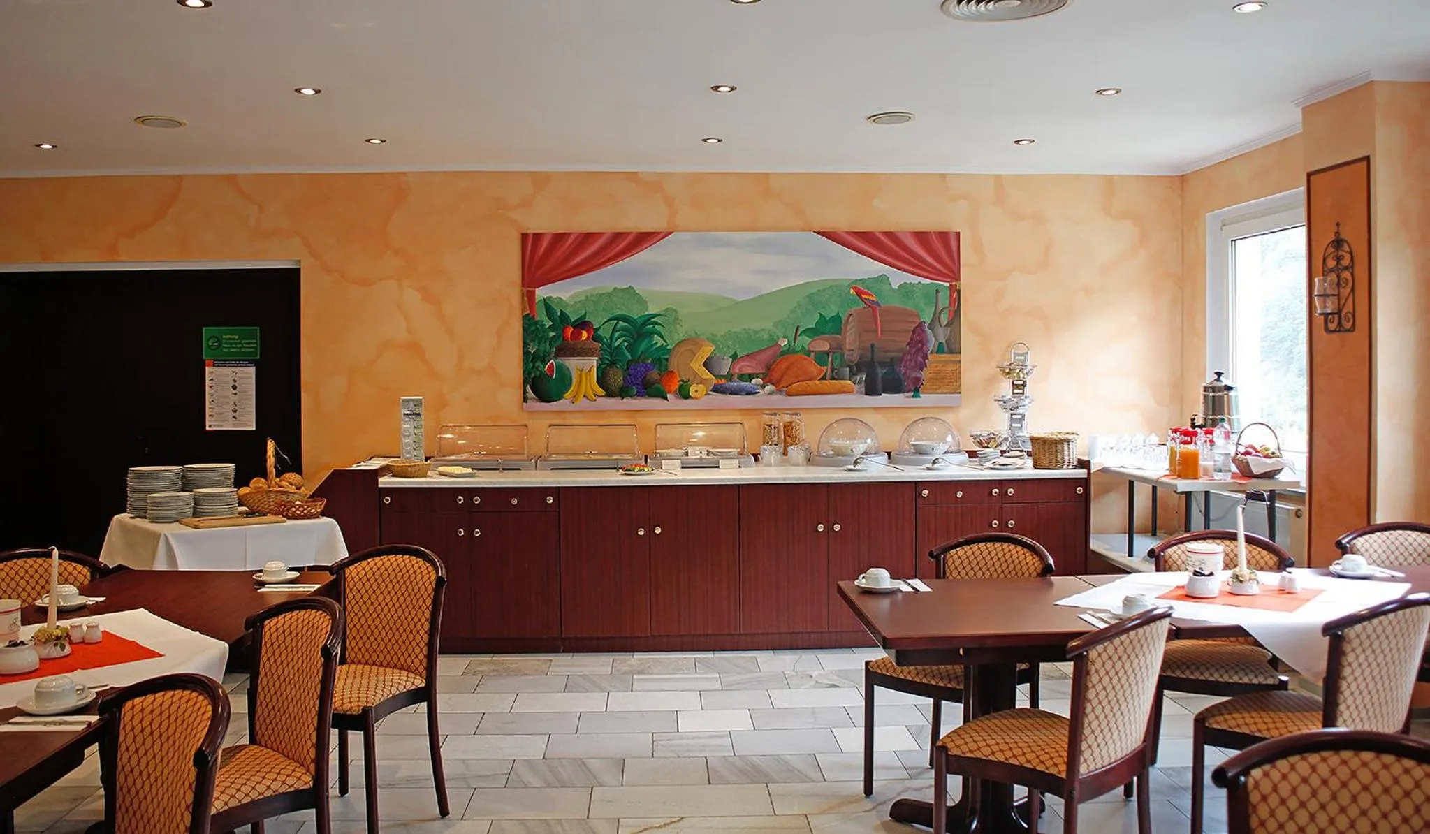 Buffet breakfast in Hotel Heidenschanze