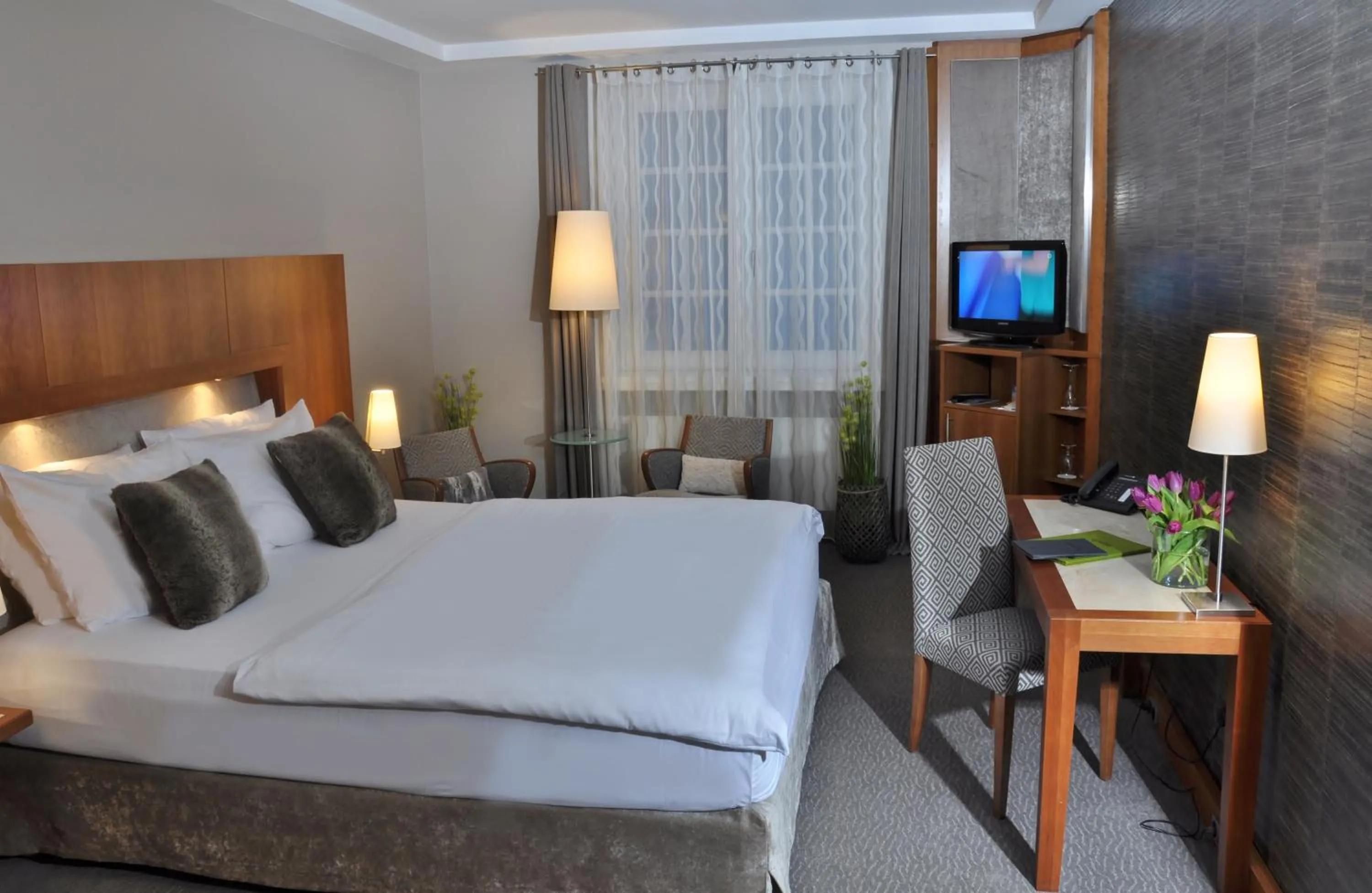 Bed in Hotel Eggers Hamburg