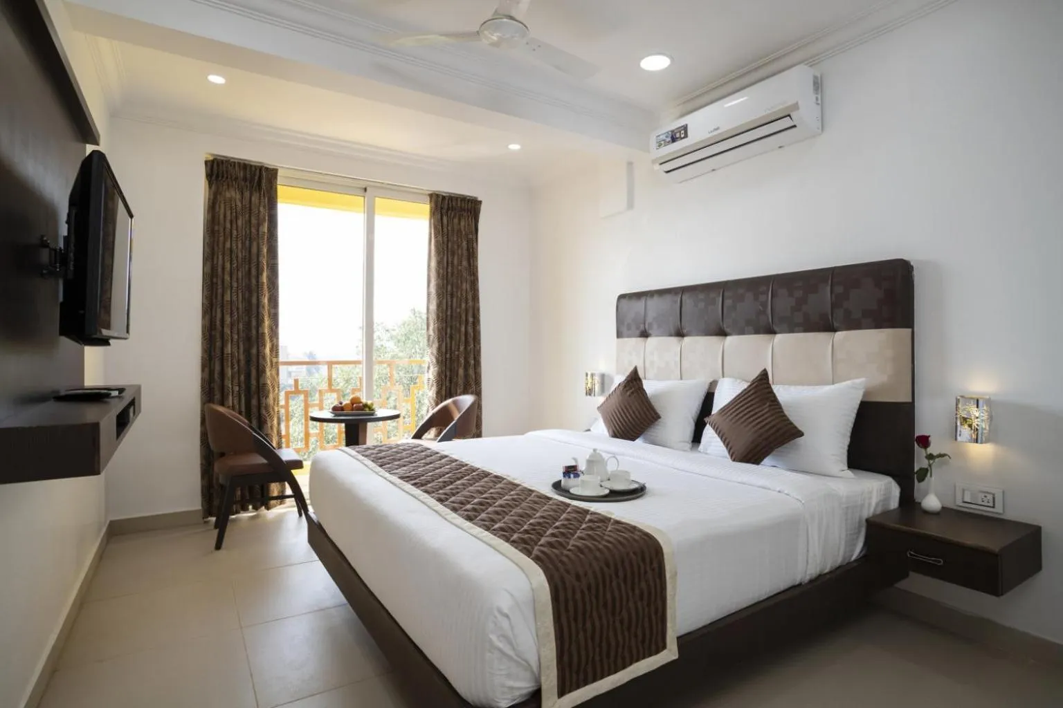 Bed in Sairaj Beach Resort - Calangute Goa