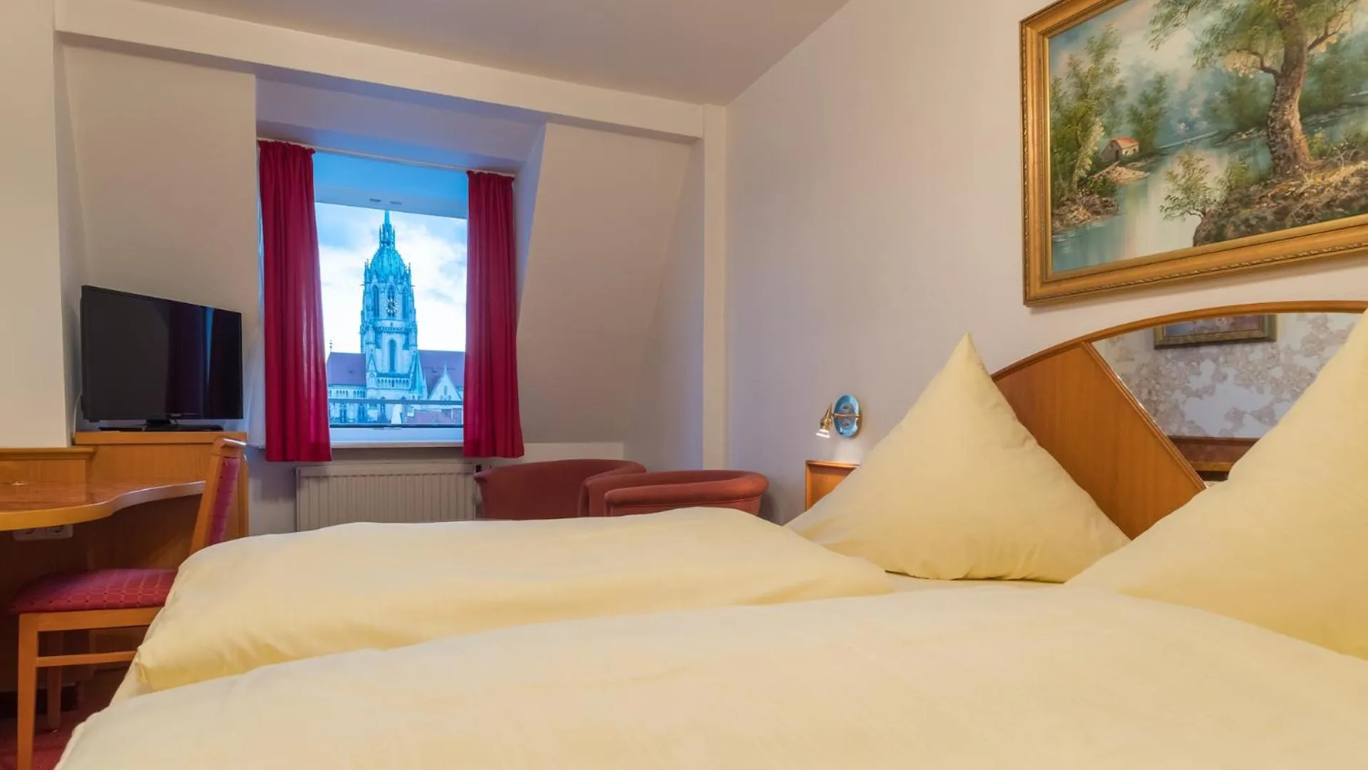 Bed in Hotel Bayernland