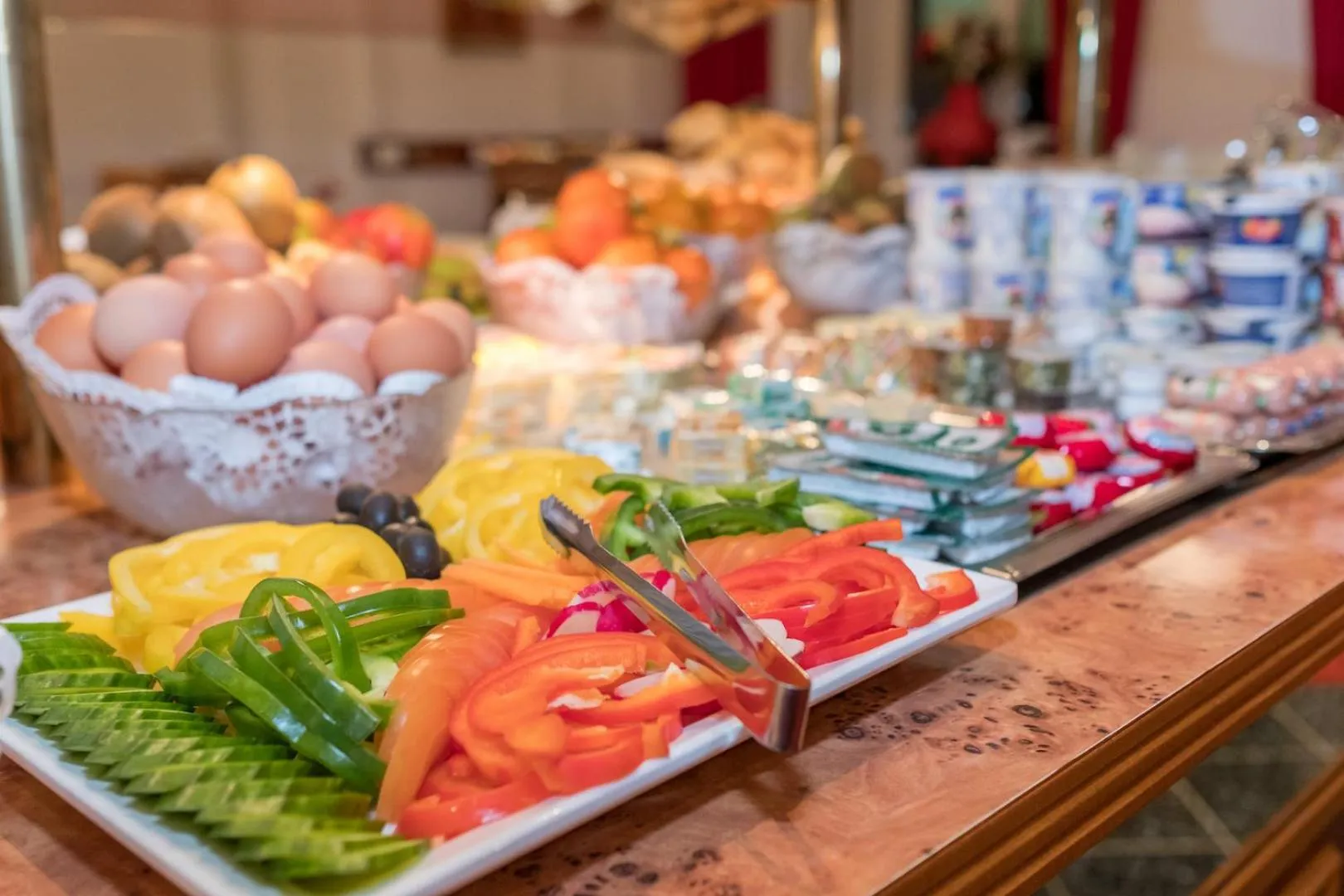 Buffet breakfast in Hotel Bayernland