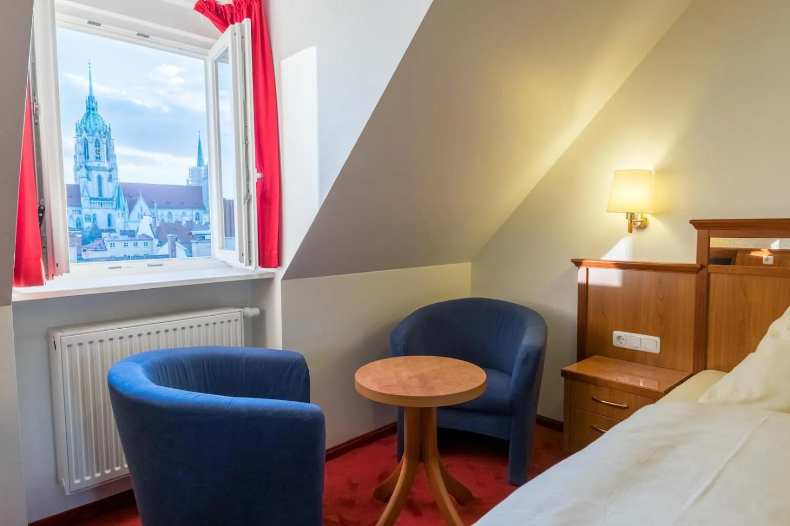 Bed in Hotel Bayernland