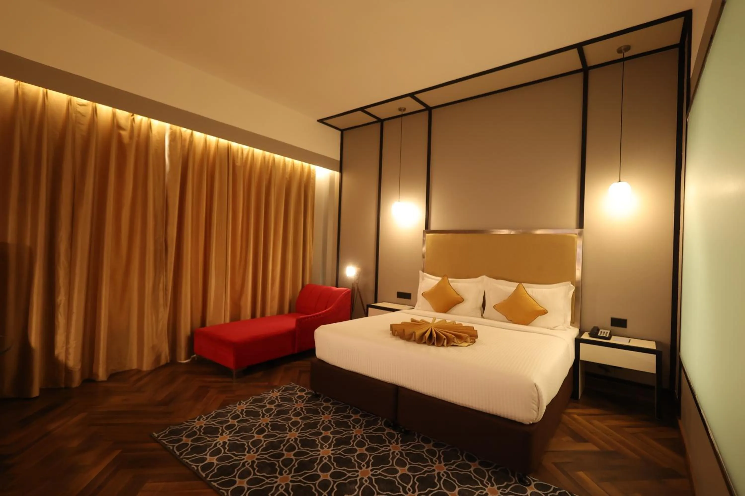 Bedroom in Hotel Polo Towers Agartala
