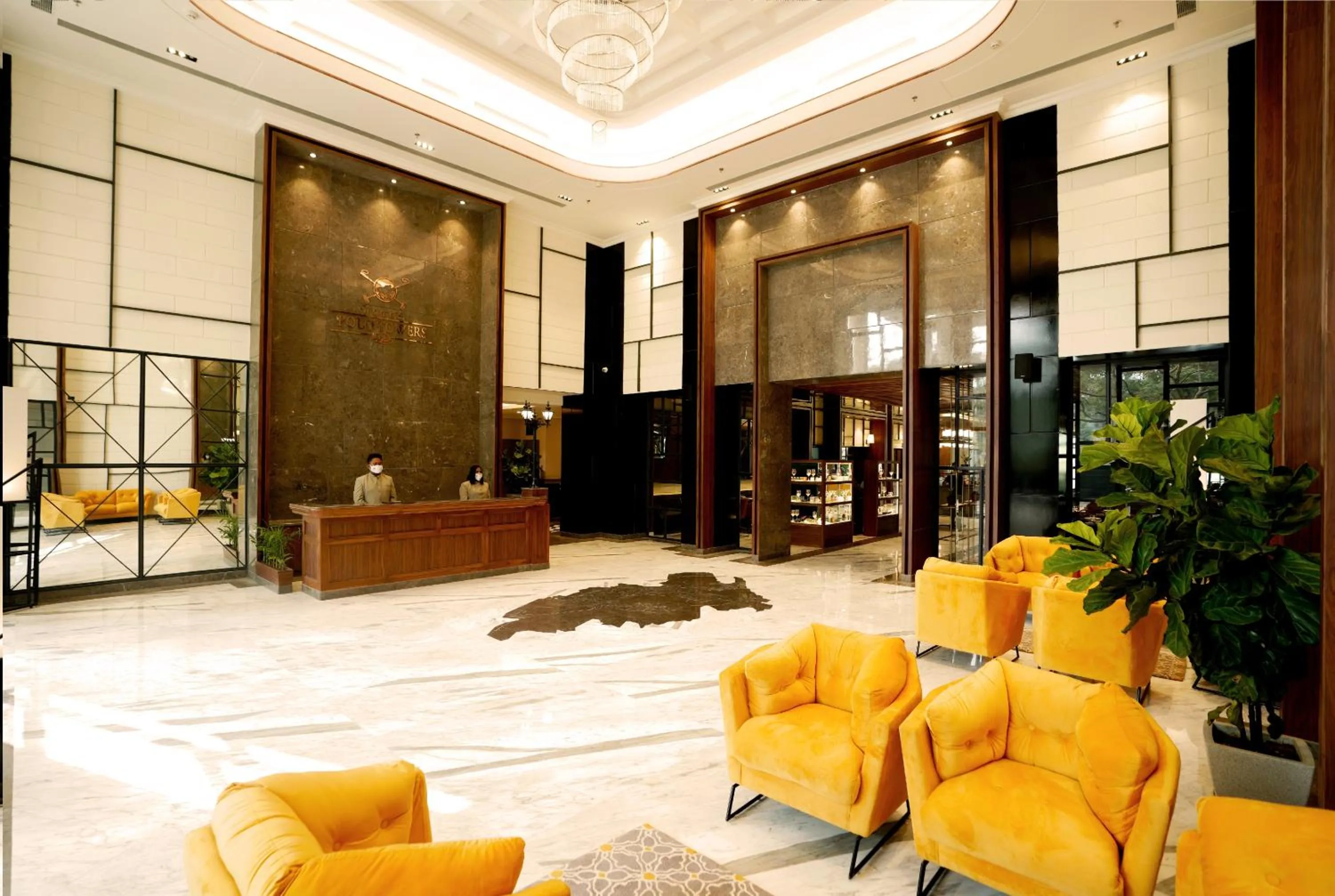 Lobby or reception in Hotel Polo Towers Agartala