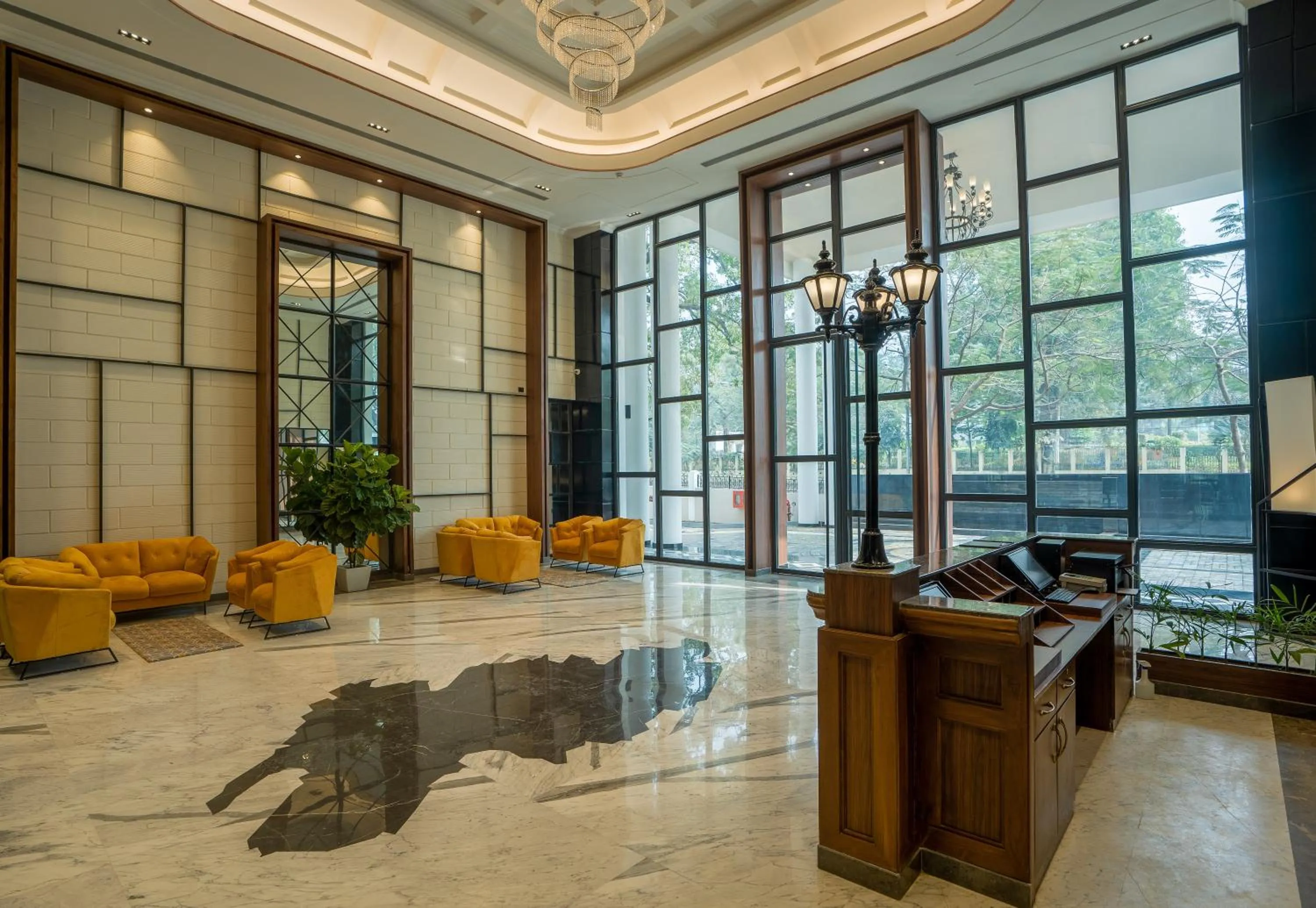 Lobby or reception in Hotel Polo Towers Agartala