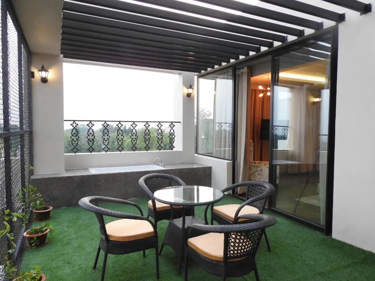 Balcony/Terrace in Hotel Polo Towers Agartala