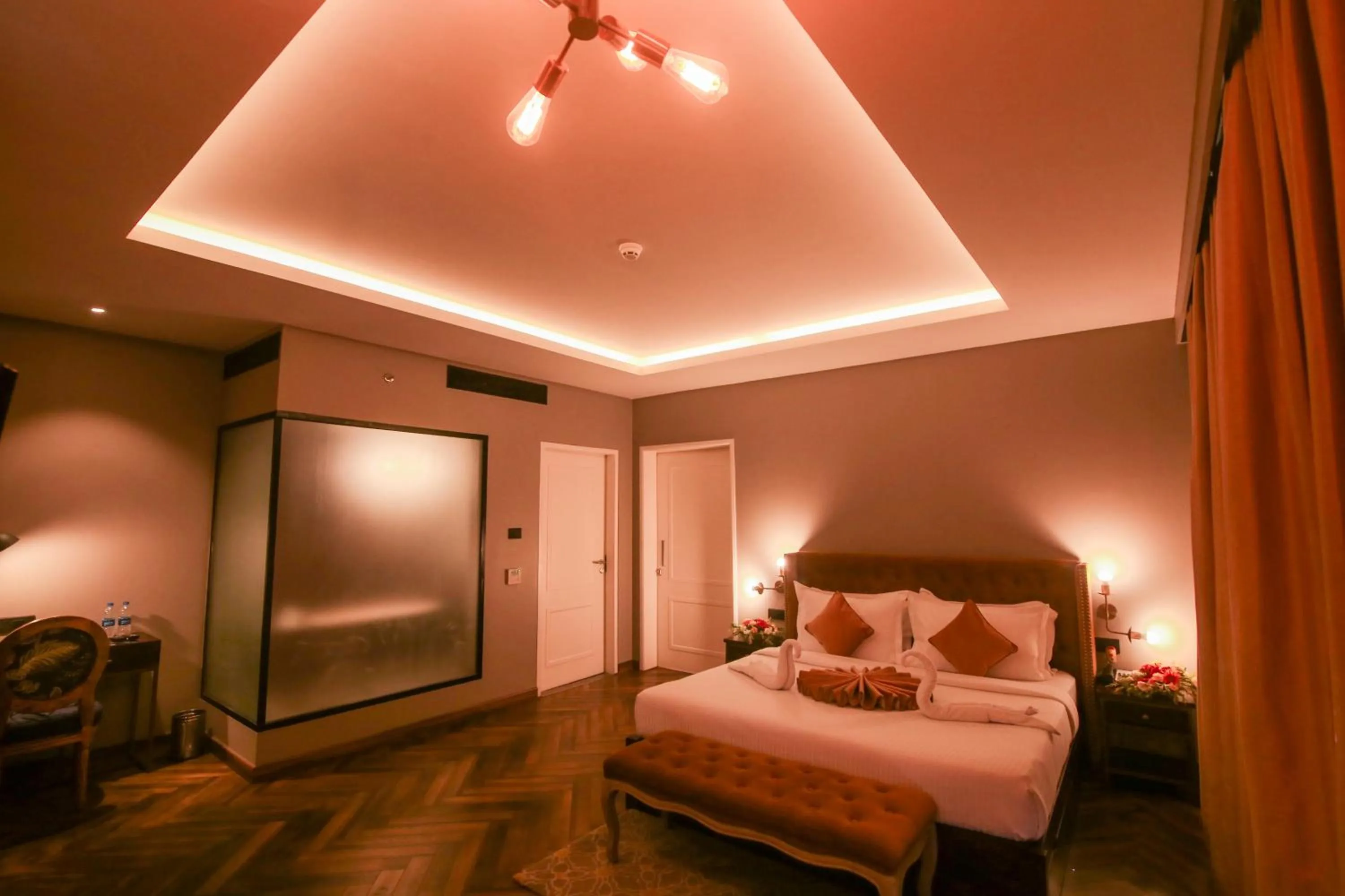 Bed in Hotel Polo Towers Agartala