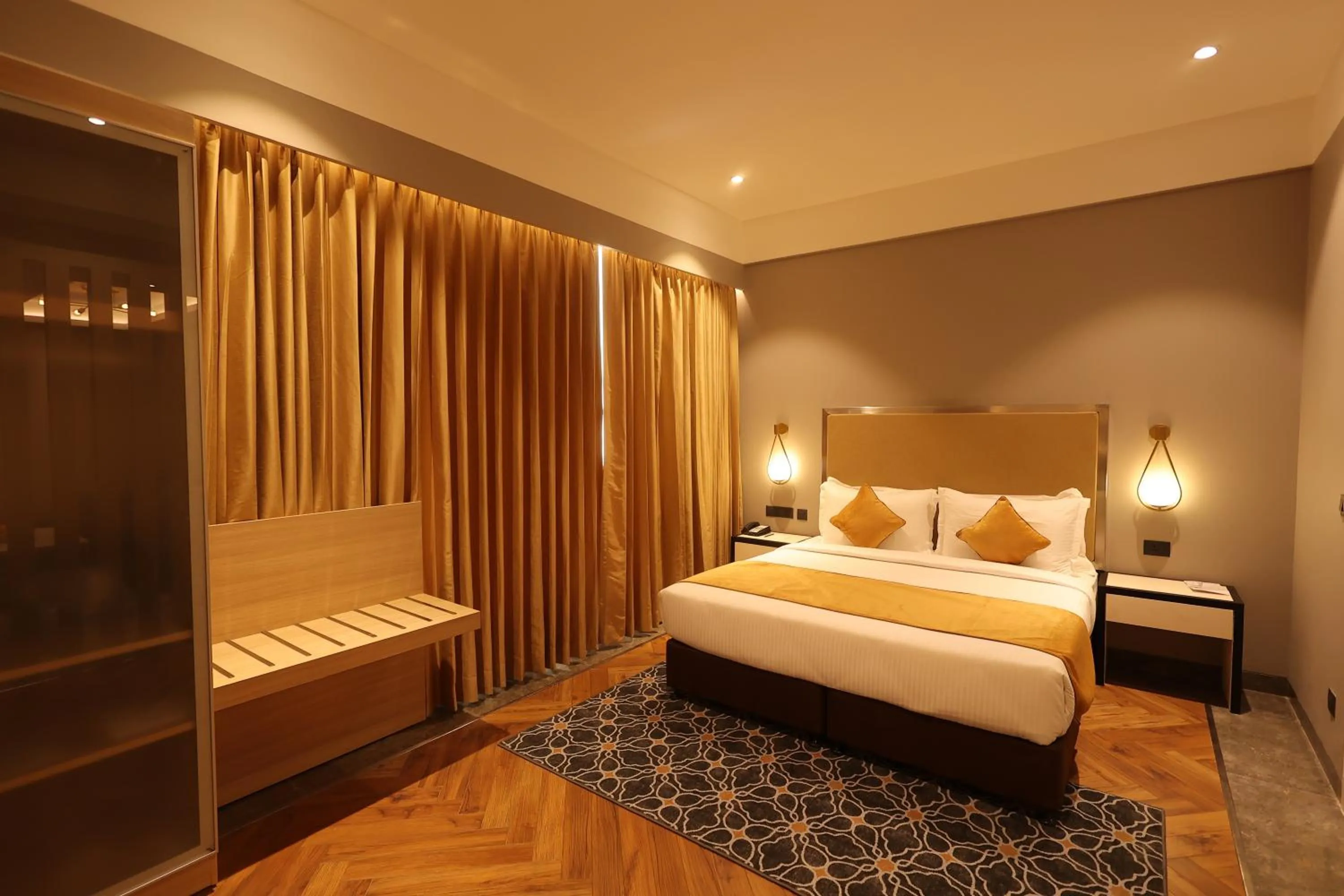 Bedroom in Hotel Polo Towers Agartala