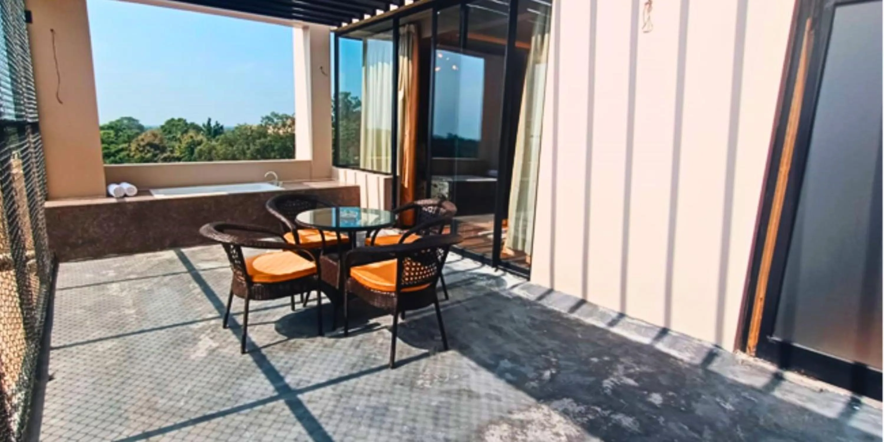 Balcony/Terrace in Hotel Polo Towers Agartala