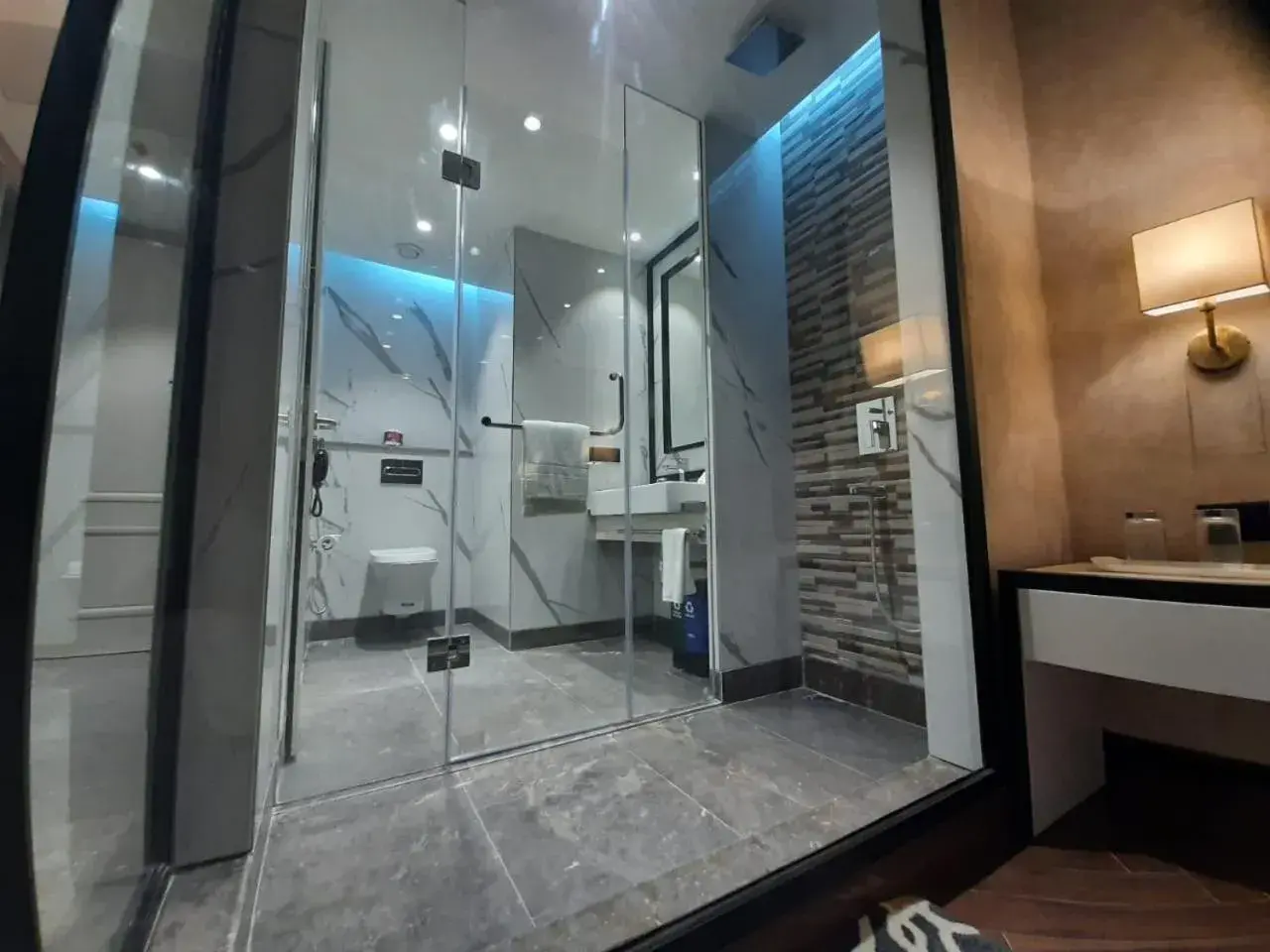 Bathroom in Hotel Polo Towers Agartala Bathroom in Hotel Polo Towers Agartala