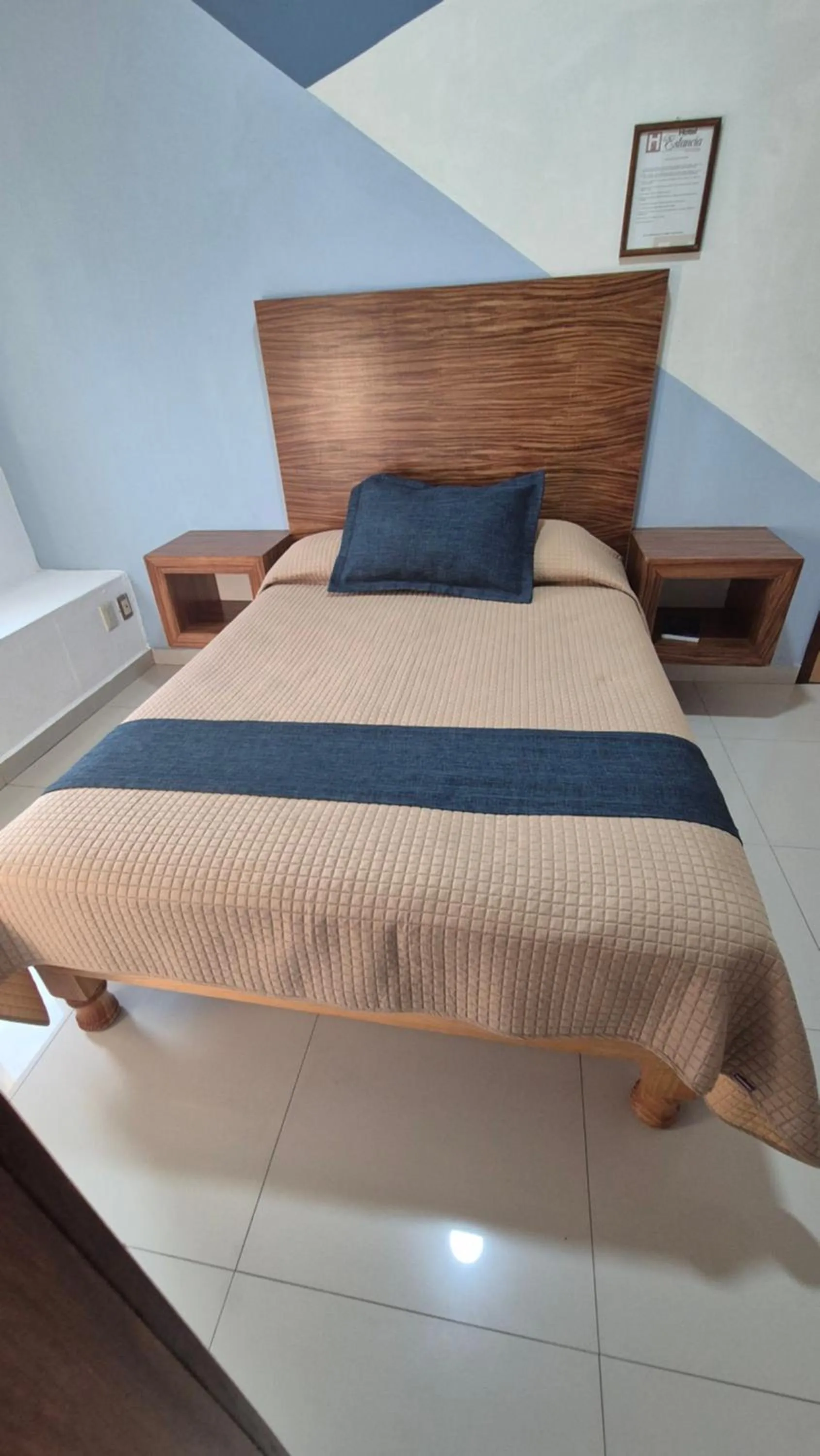 Bed in Hotel La Estancia