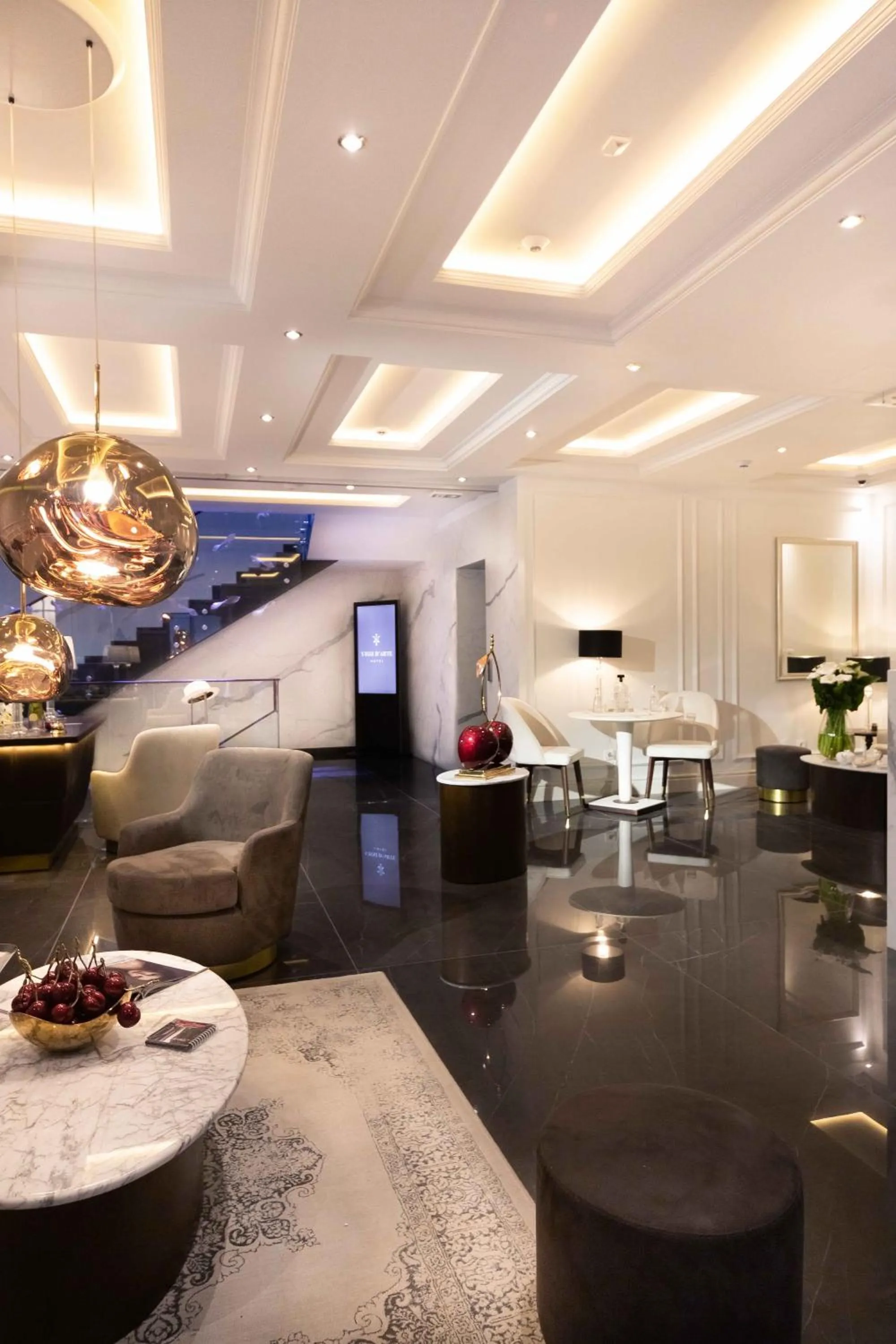 Living room in Boutique Hotel Vissi d'Arte