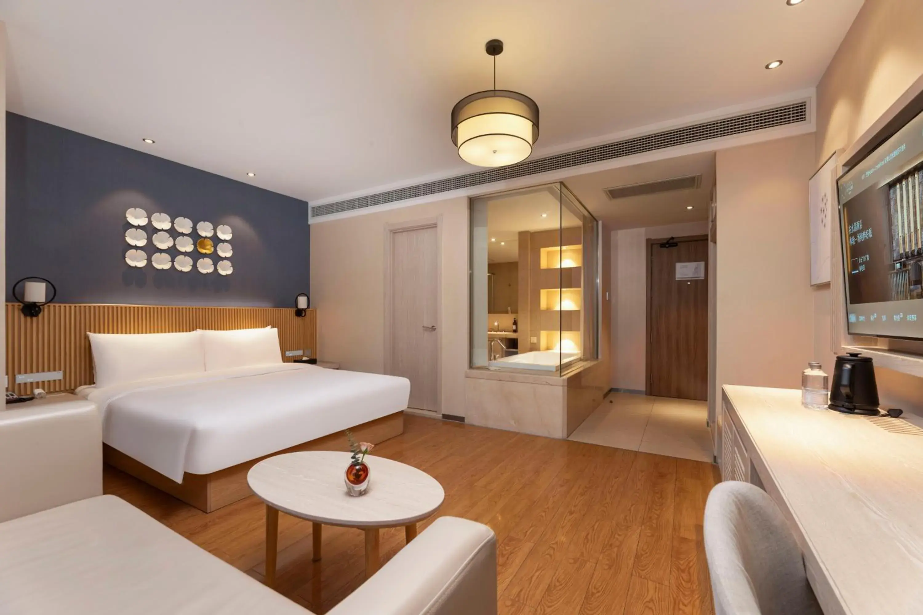 Bed in Crystal Orange Hotel (Hangzhou Binjiang Star Avenue) Bed in Crystal Orange Hotel (Hangzhou Binjiang Star Avenue)