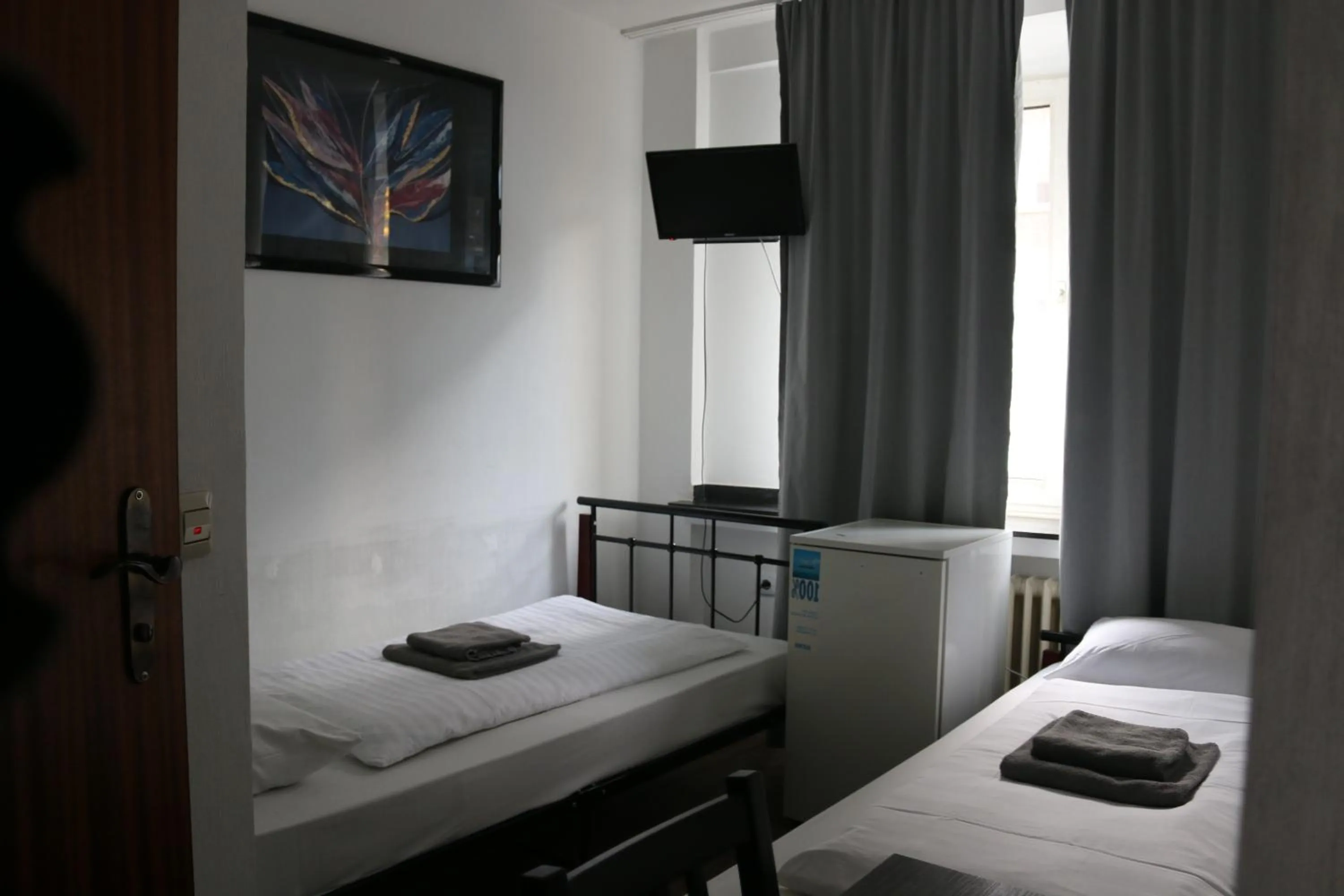 Bed in Hotel Berliner Hof