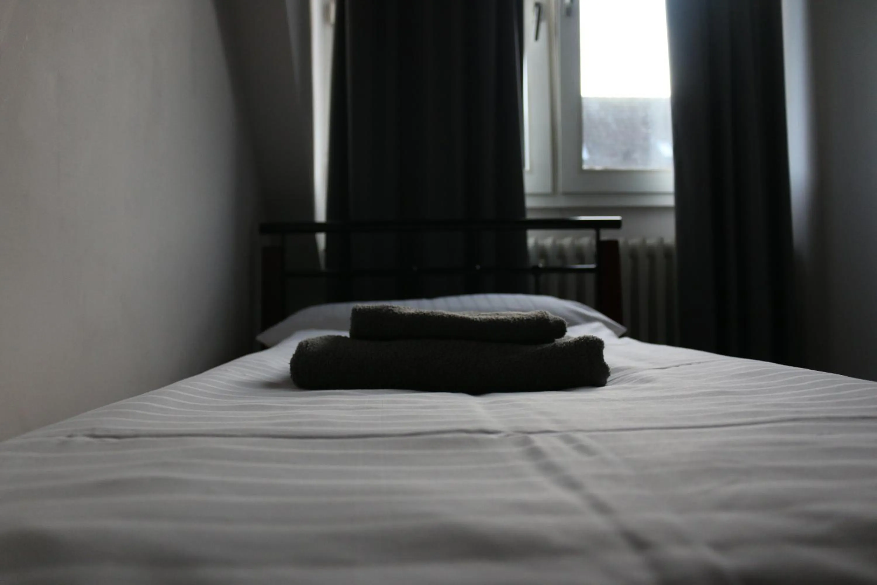 Bed in Hotel Berliner Hof