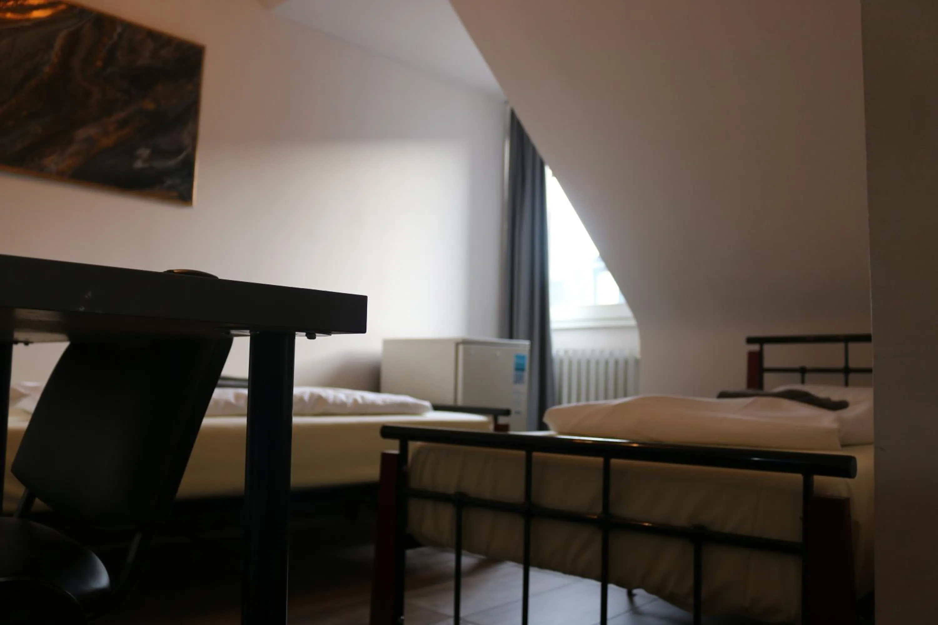 Bed in Hotel Berliner Hof