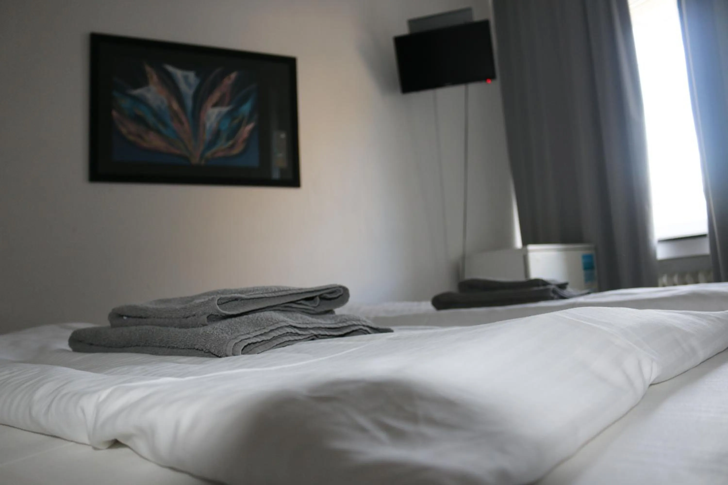 Bed in Hotel Berliner Hof