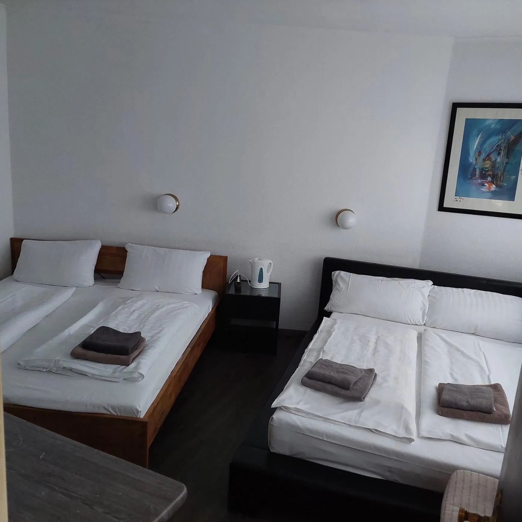 Bed in Hotel Berliner Hof