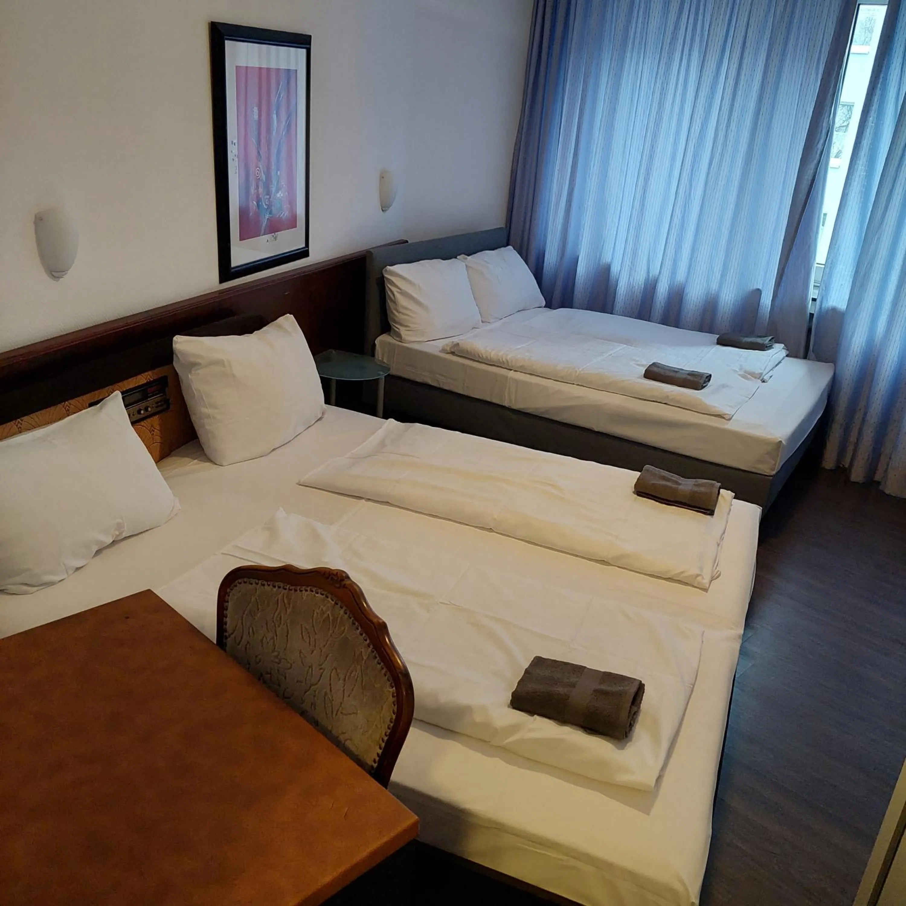 Bed in Hotel Berliner Hof