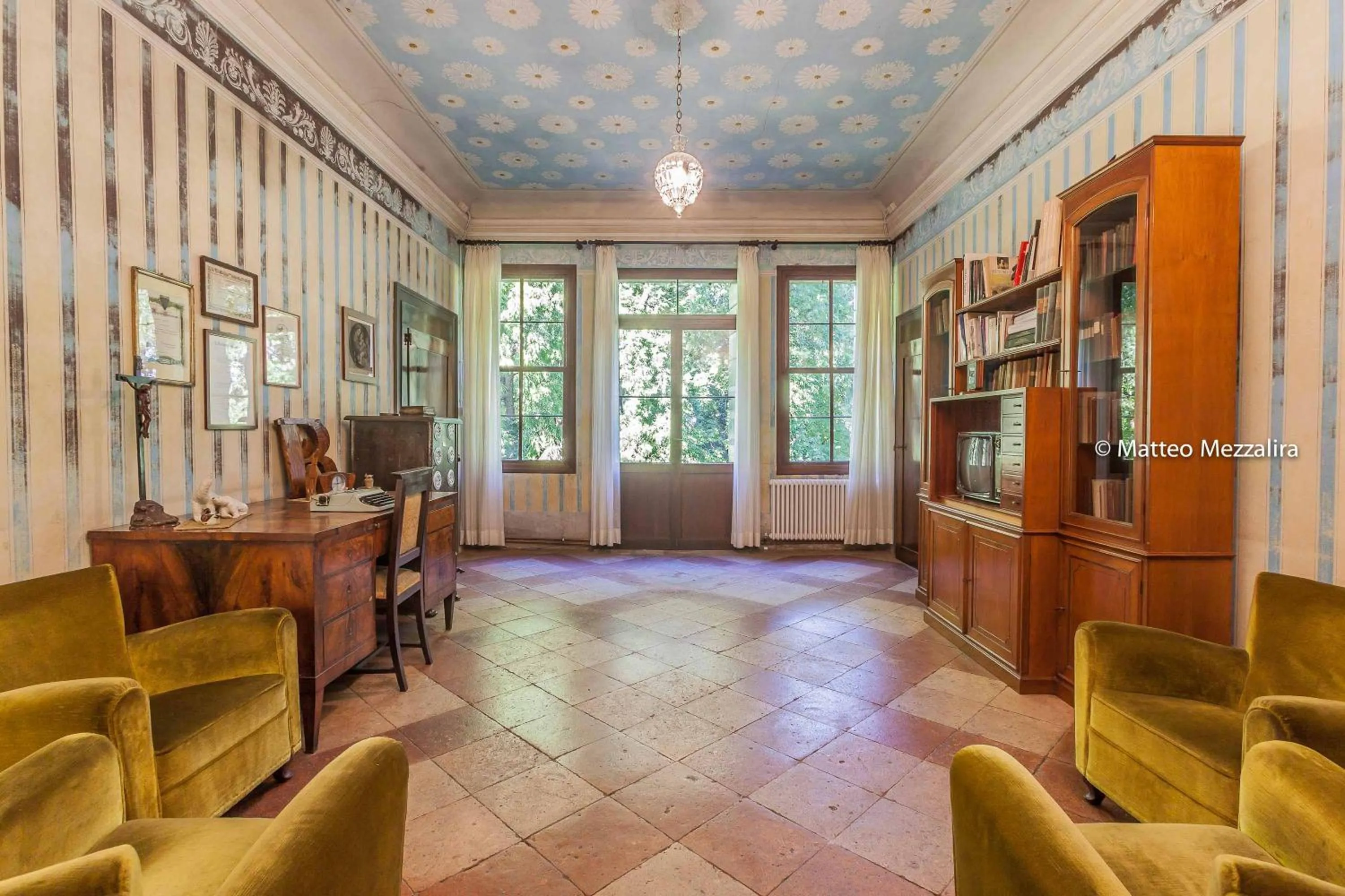Lobby or reception in B&B Dal Viceré - Villa Mezzalira