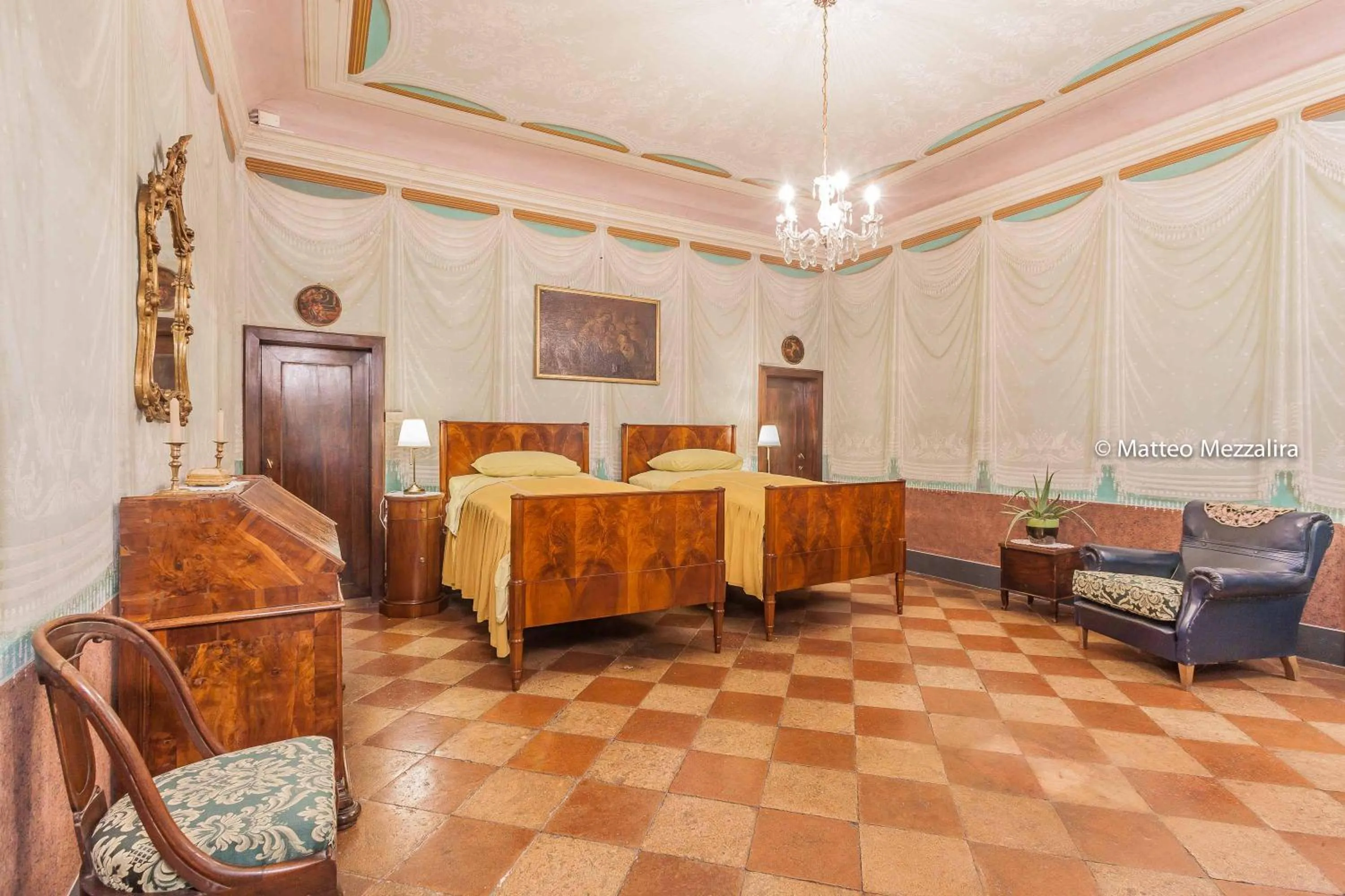 Bedroom in B&B Dal Viceré - Villa Mezzalira