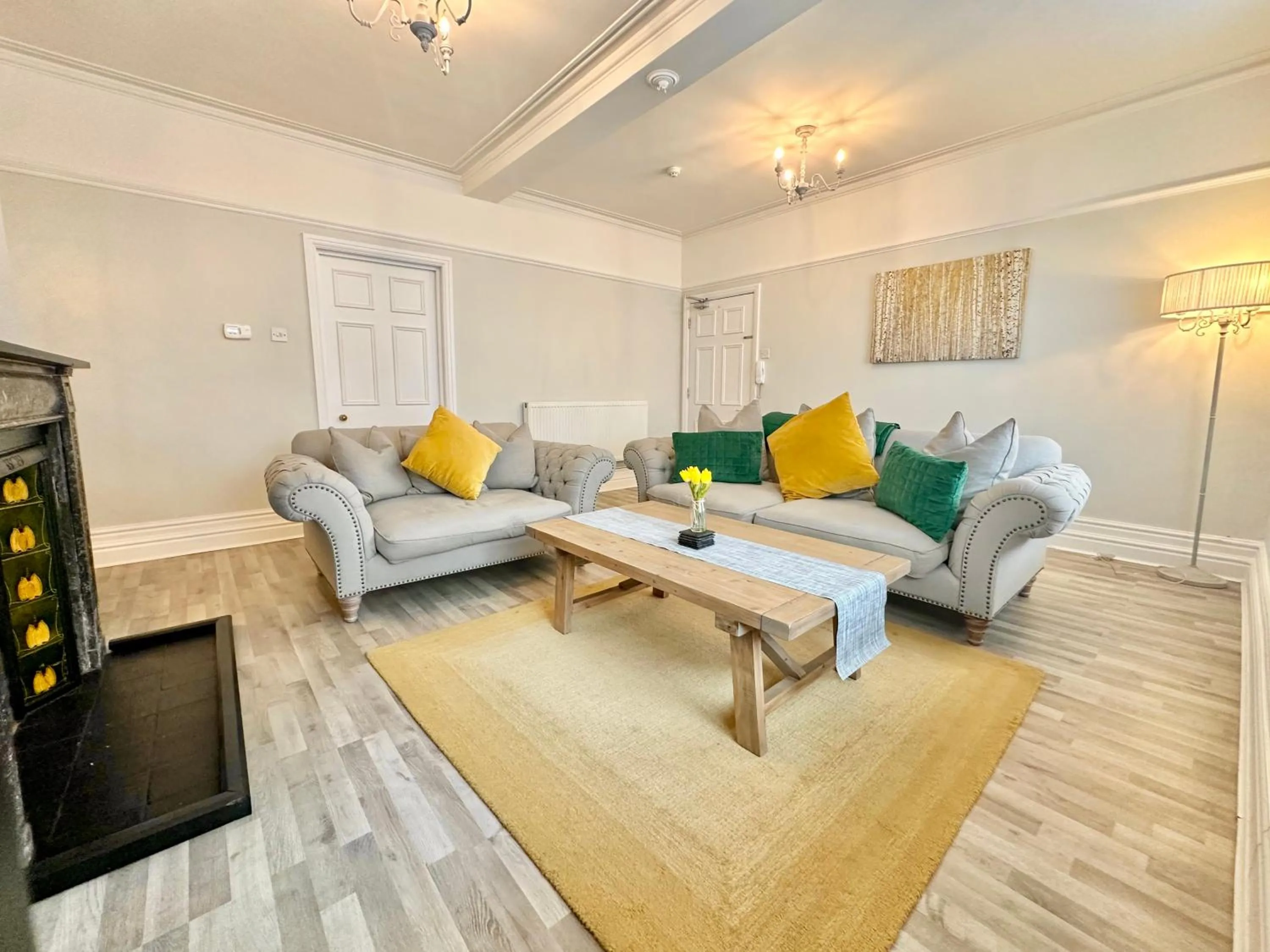 Living room in Gillygate Nest with Free Allocated Parking
