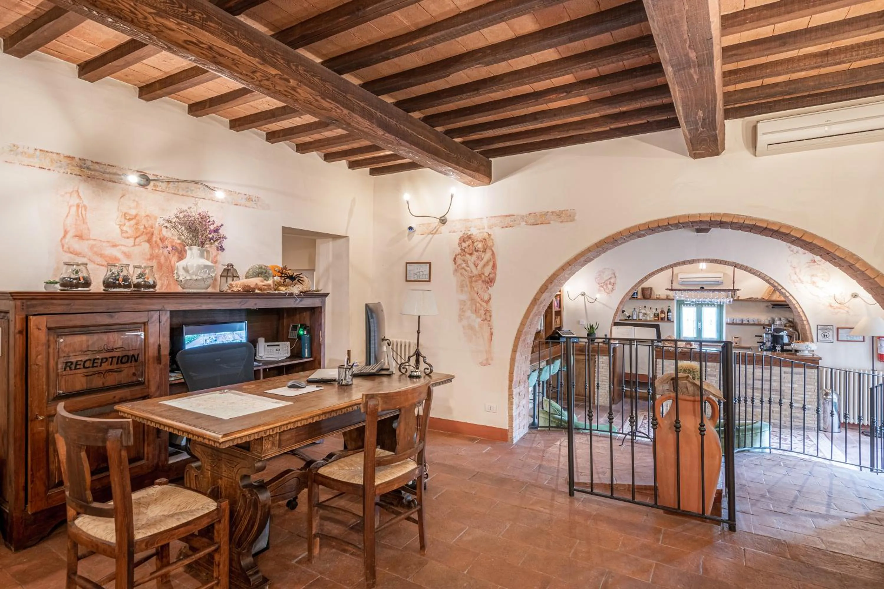 Lobby or reception in Palazzo Brandano Hotel