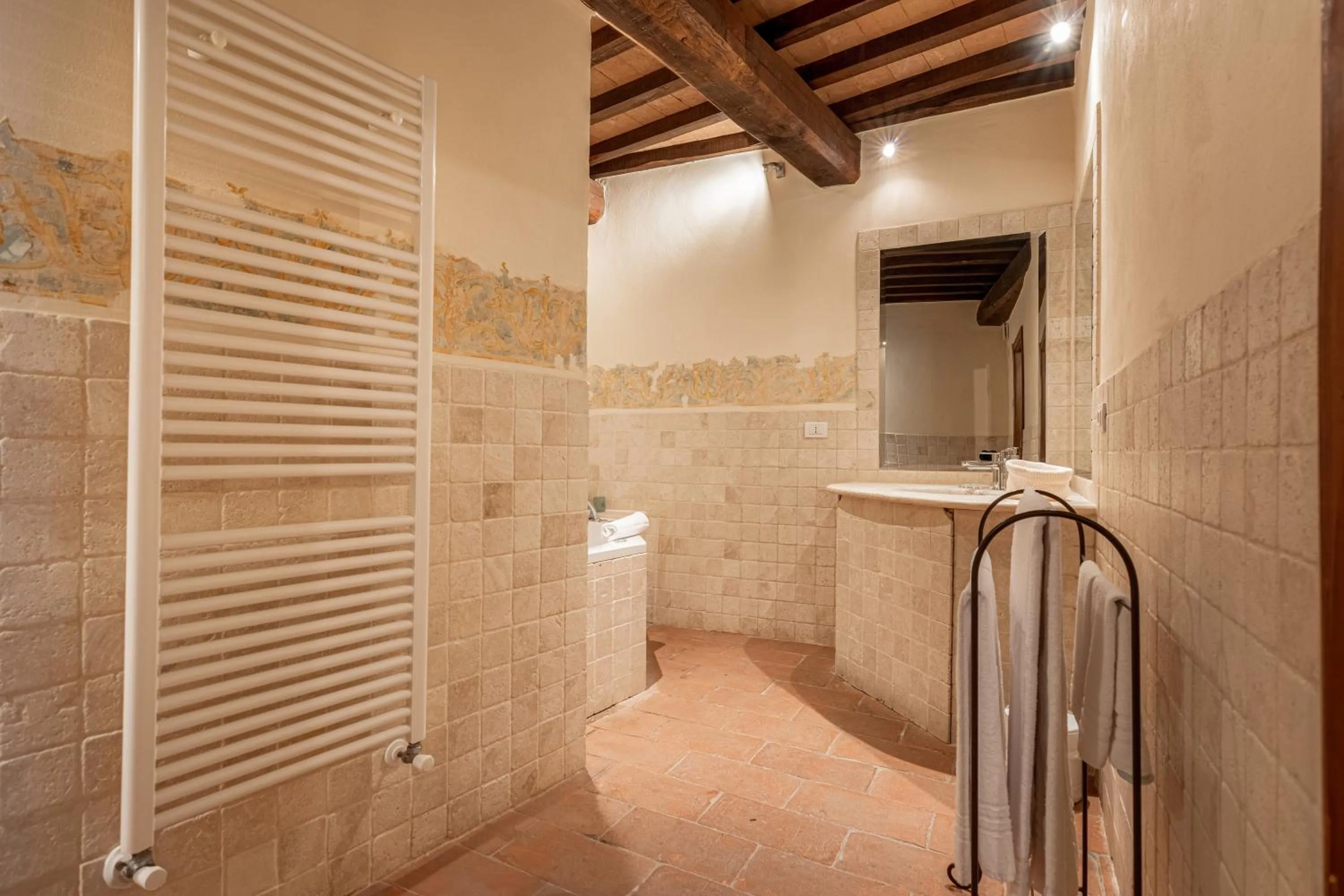 Bathroom in Palazzo Brandano Hotel