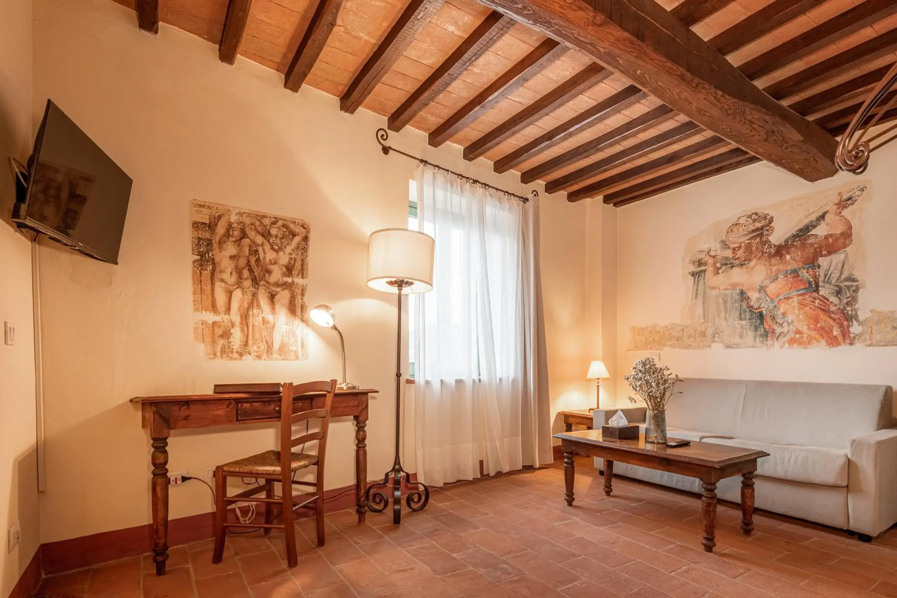 Living room in Palazzo Brandano Hotel Living room in Palazzo Brandano Hotel