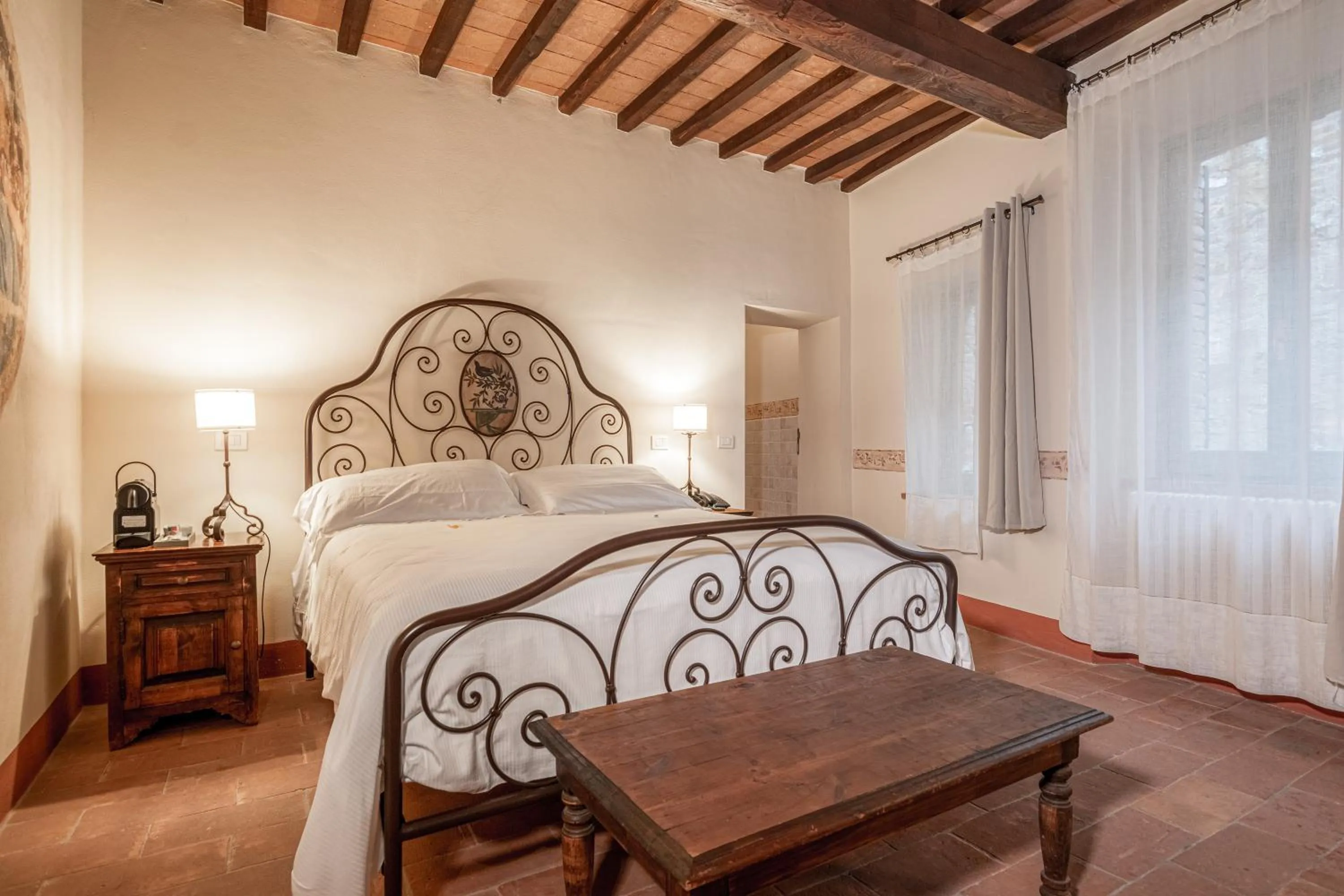 Bed in Palazzo Brandano Hotel