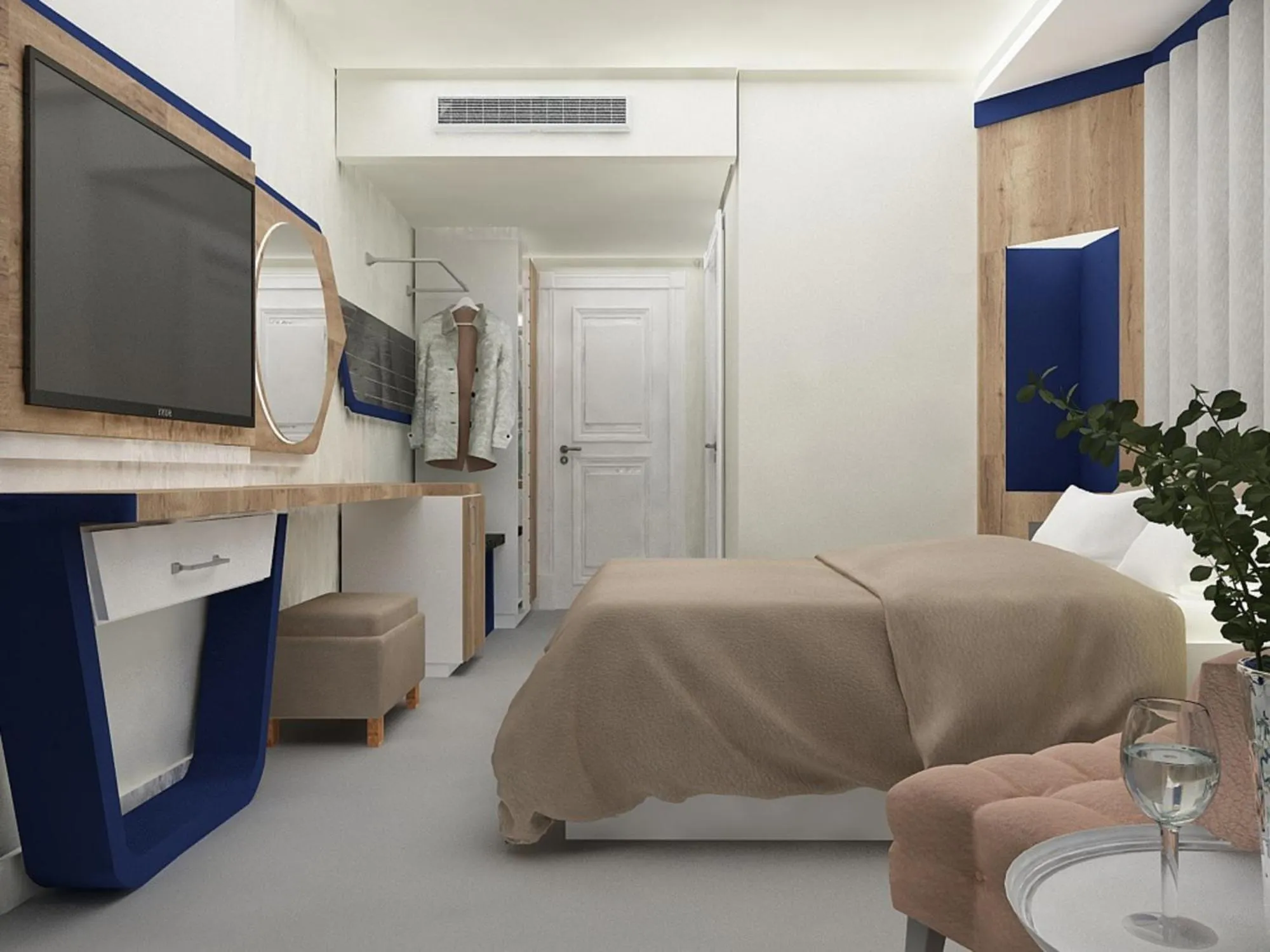 Bed in Sette Serenity Hotel