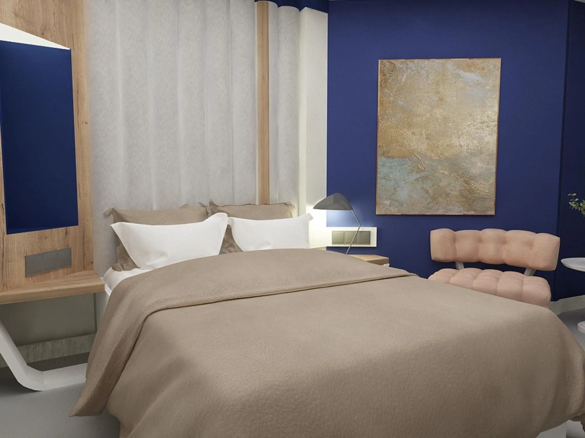 Bed in Sette Serenity Hotel