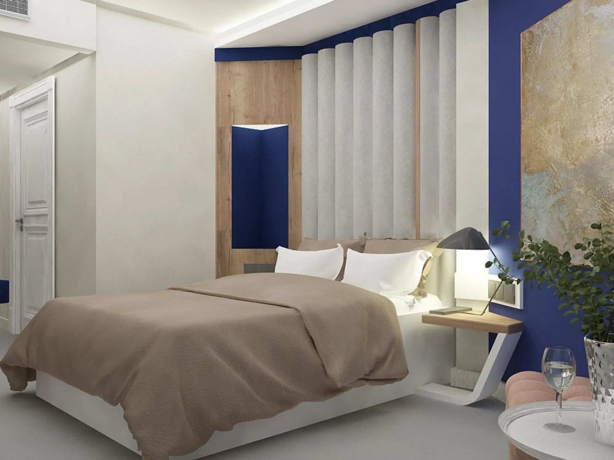 Bed in Sette Serenity Hotel