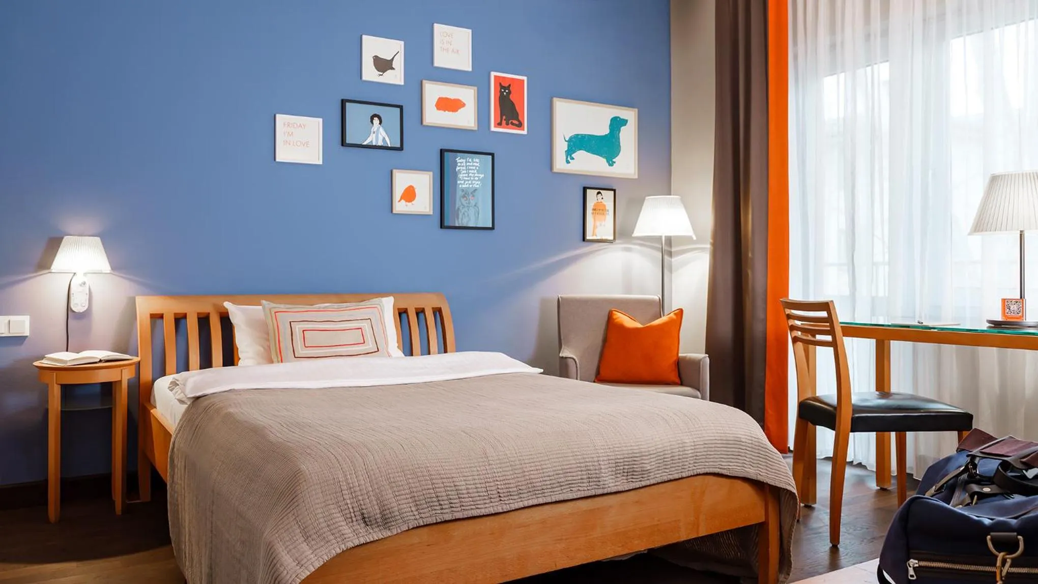 Photo of the whole room, Bed in BIO-Hotel Villa Orange