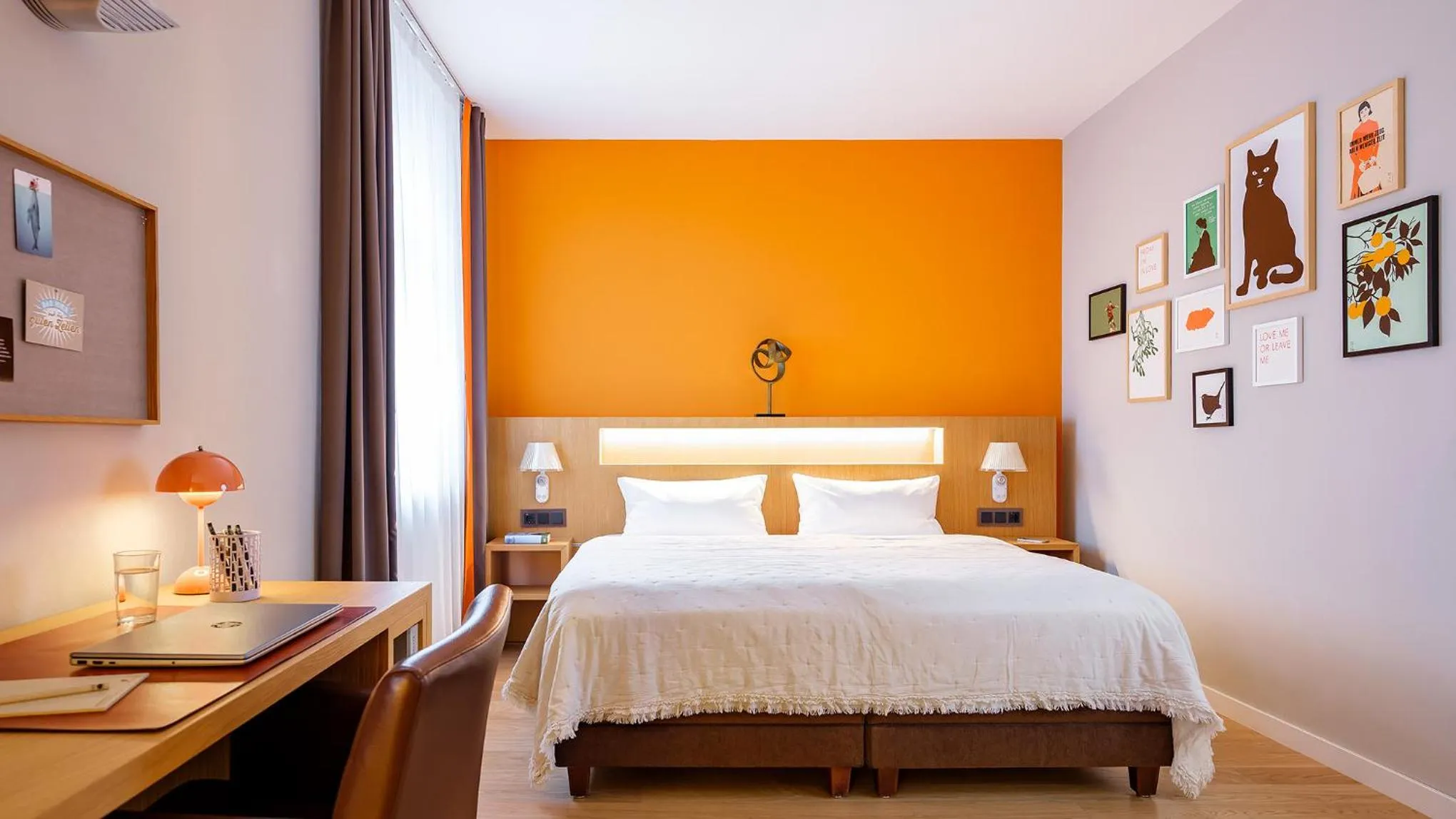 Bed in BIO-Hotel Villa Orange