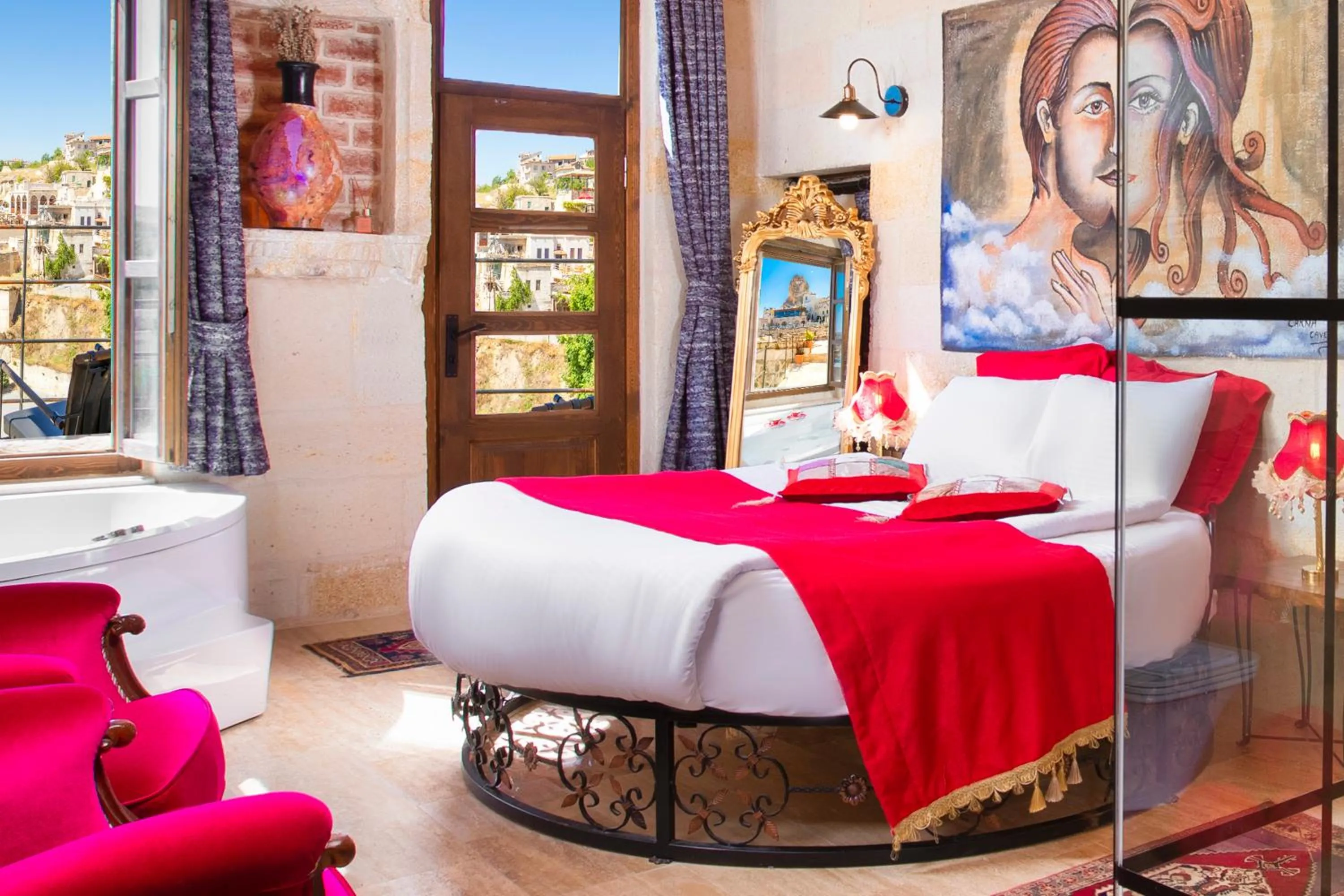 Bed in Carna Cave Hotel Cappadocia Only Adult