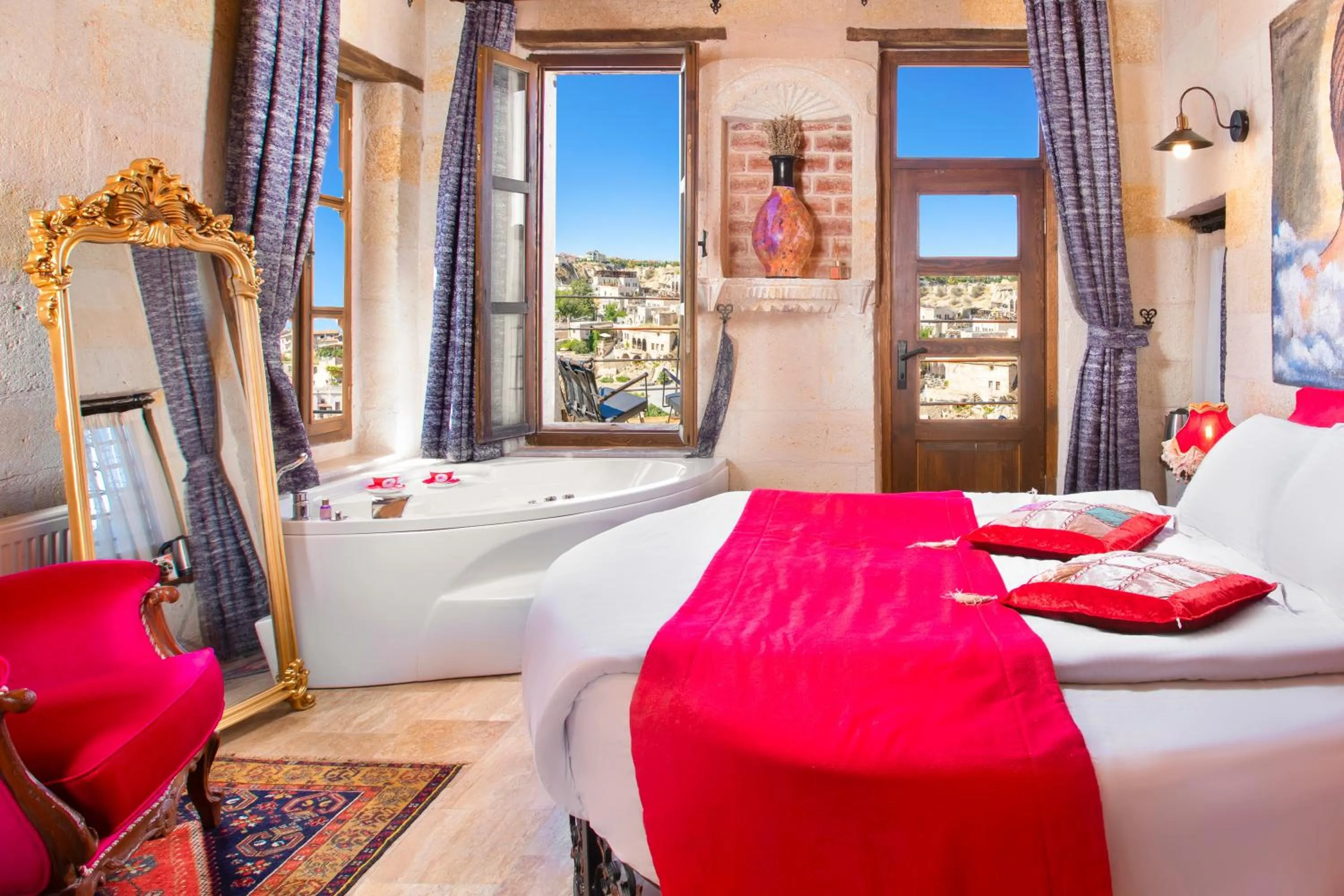Bed in Carna Cave Hotel Cappadocia Only Adult
