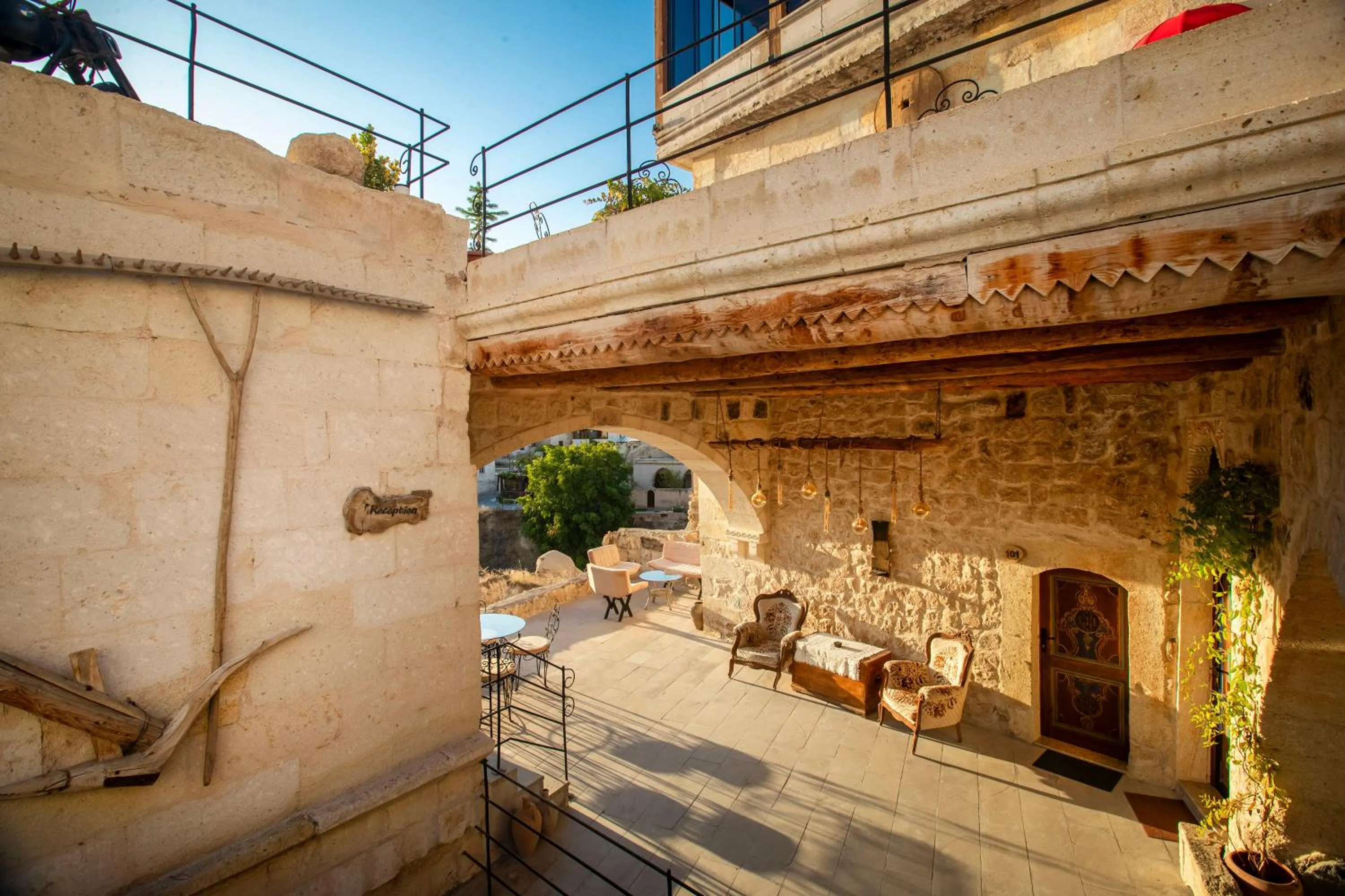 Patio in Carna Cave Hotel Cappadocia Only Adult