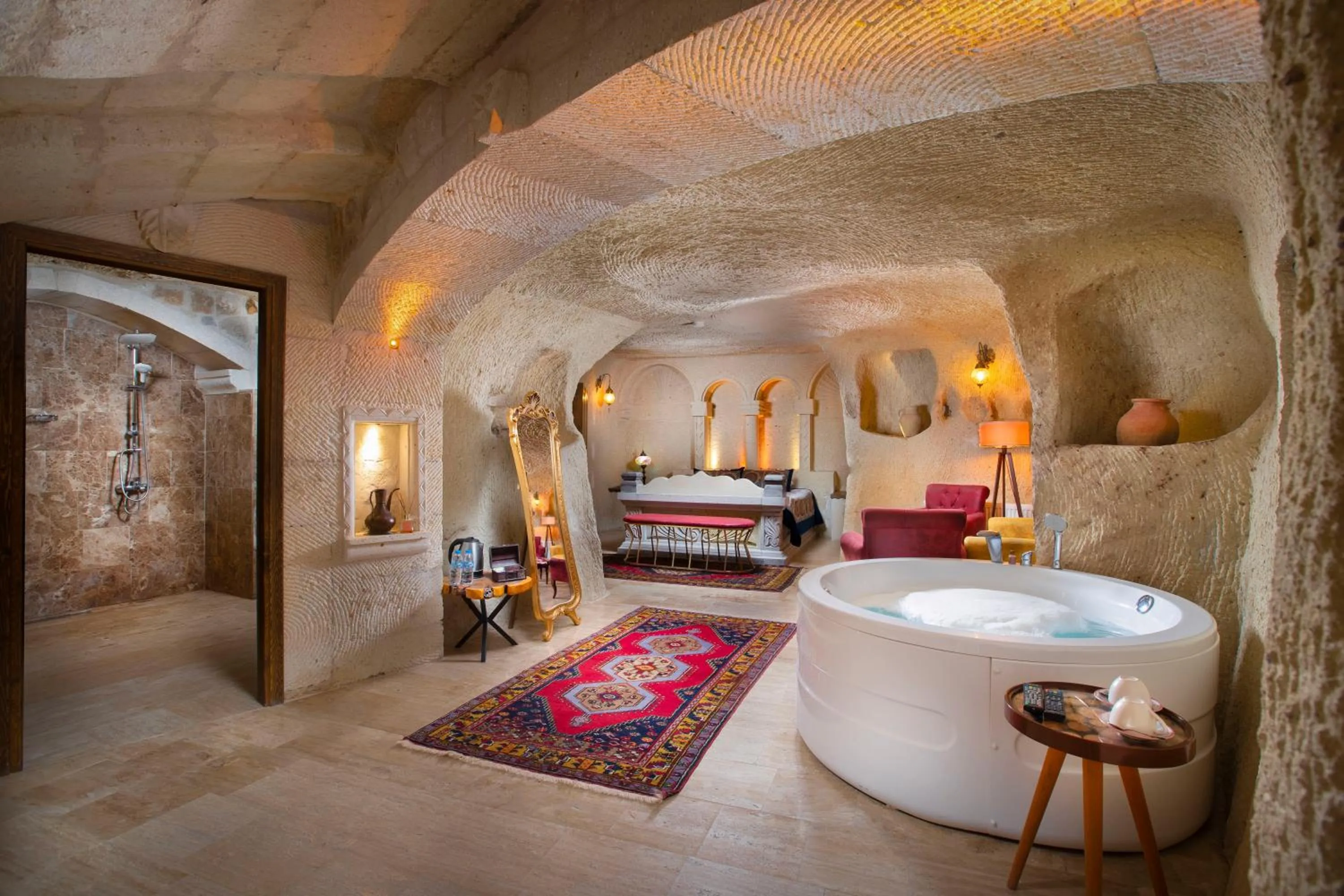 Bed in Carna Cave Hotel Cappadocia Only Adult